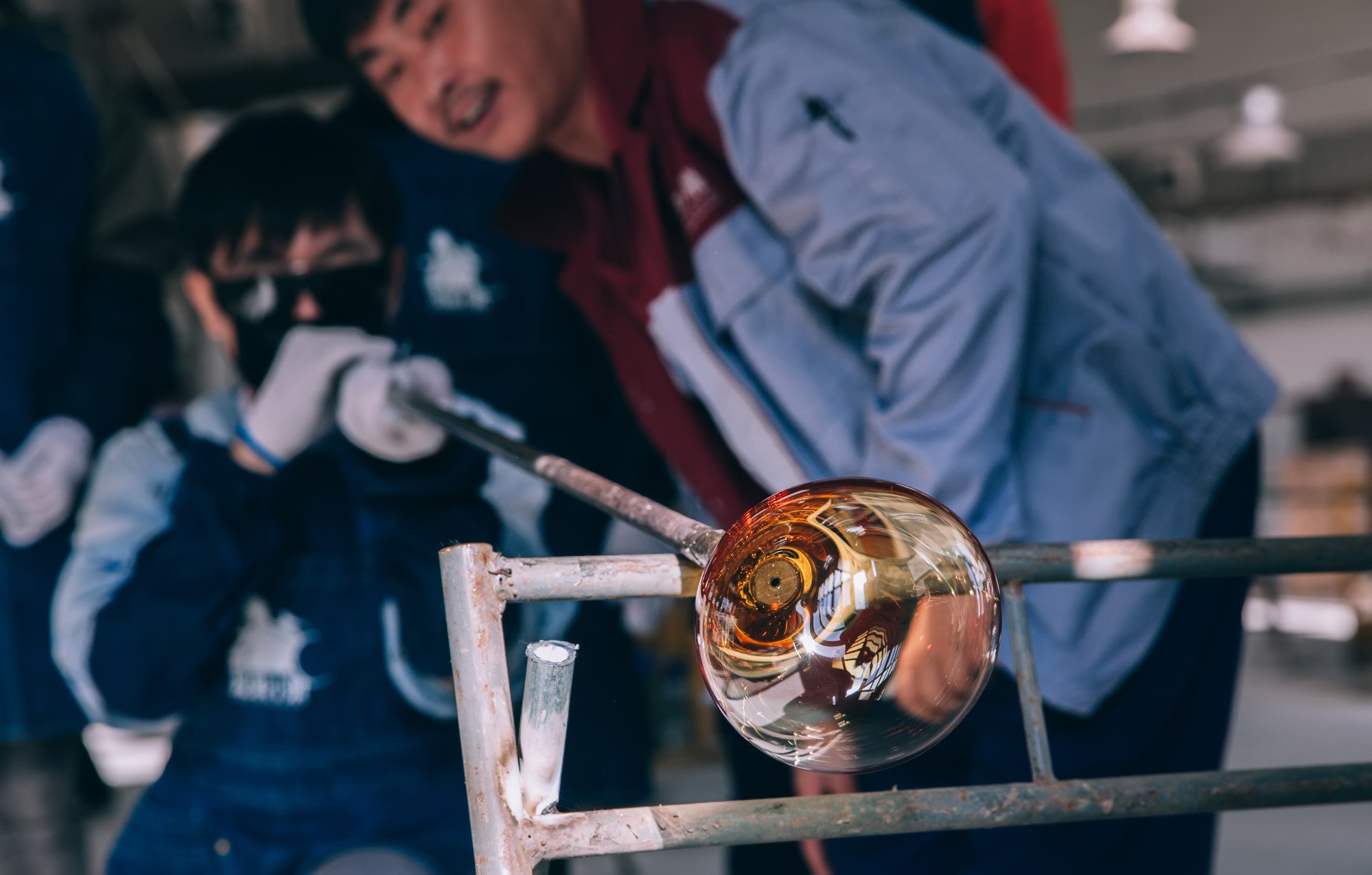 A glassblower at work. The traditional craft has 1,000 years of history in China. Photo: Getty Images A glassblower at work. The traditional craft has 1,000 years of history in China. Photo: Getty Images
