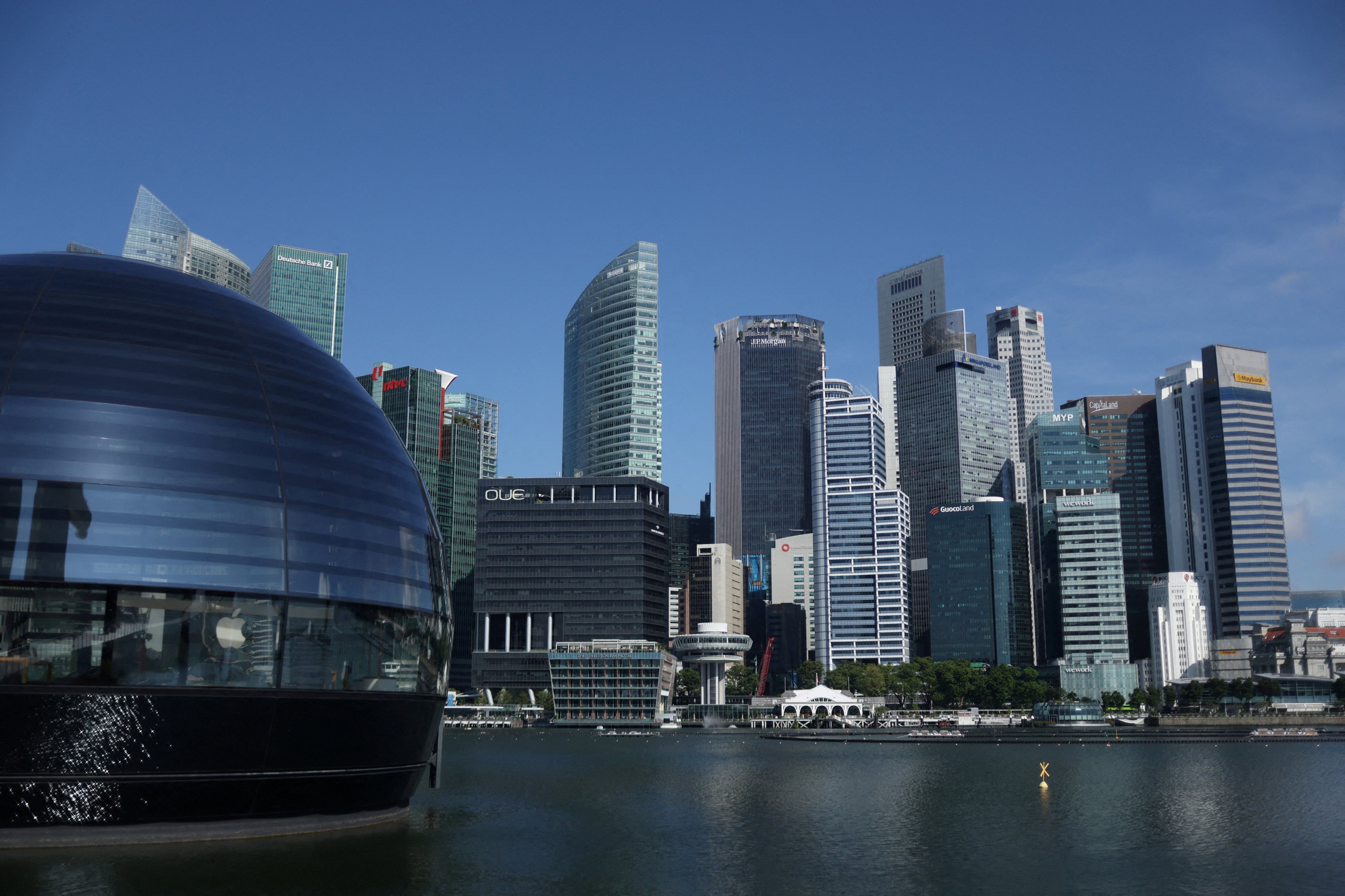 The central business district in Singapore. Official data showed the unemployment rate of residents aged below 30 was 5.5 per cent in September. Photo: Reuters