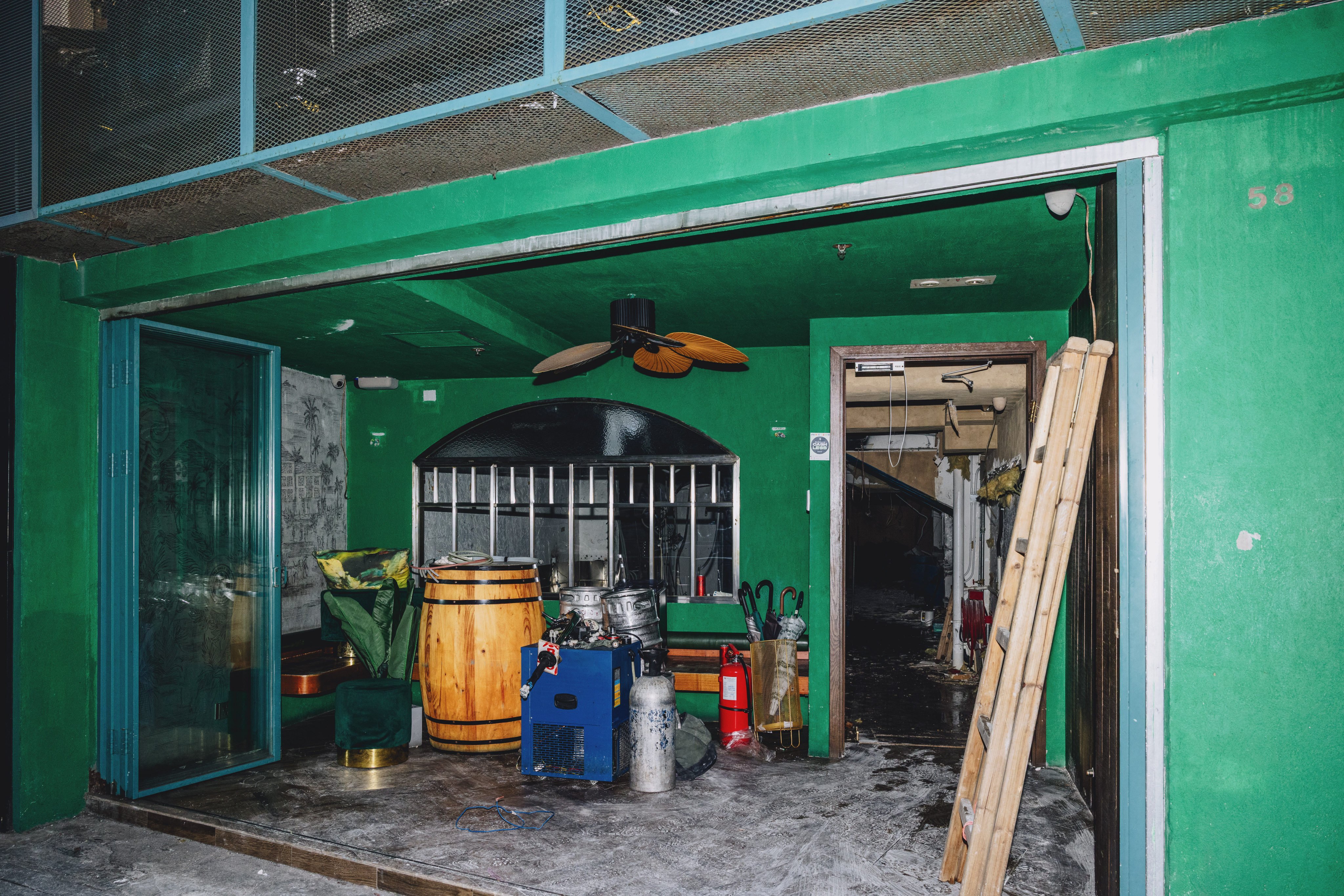 Beloved Hong Kong bar The Daily Tot, one day after its closure this month. Photo: Jocelyn Tam