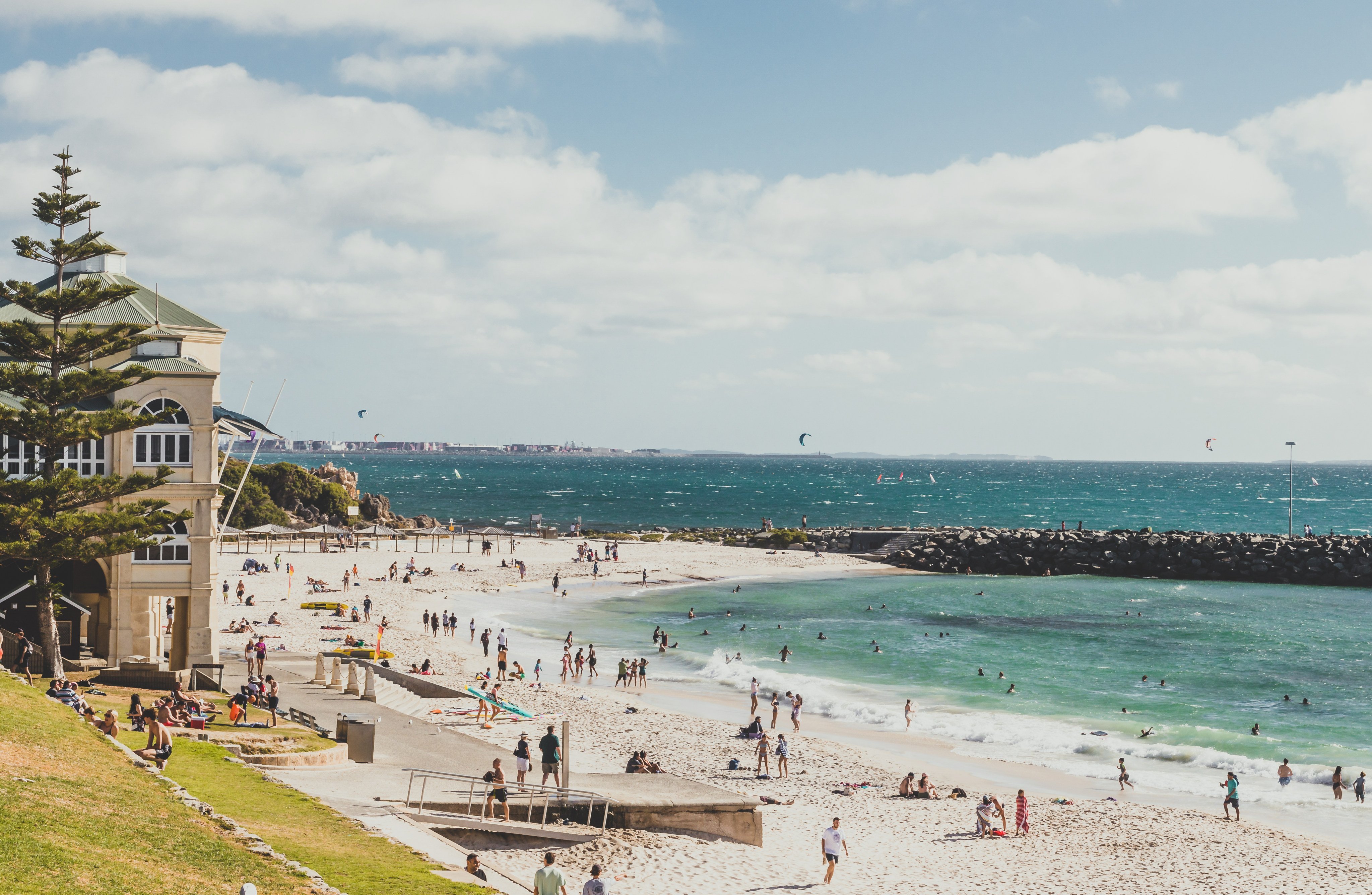 Cottesloe Beach, one of the most popular beaches near Perth, the capital city of Western Australia. Photo: Shutterstock
