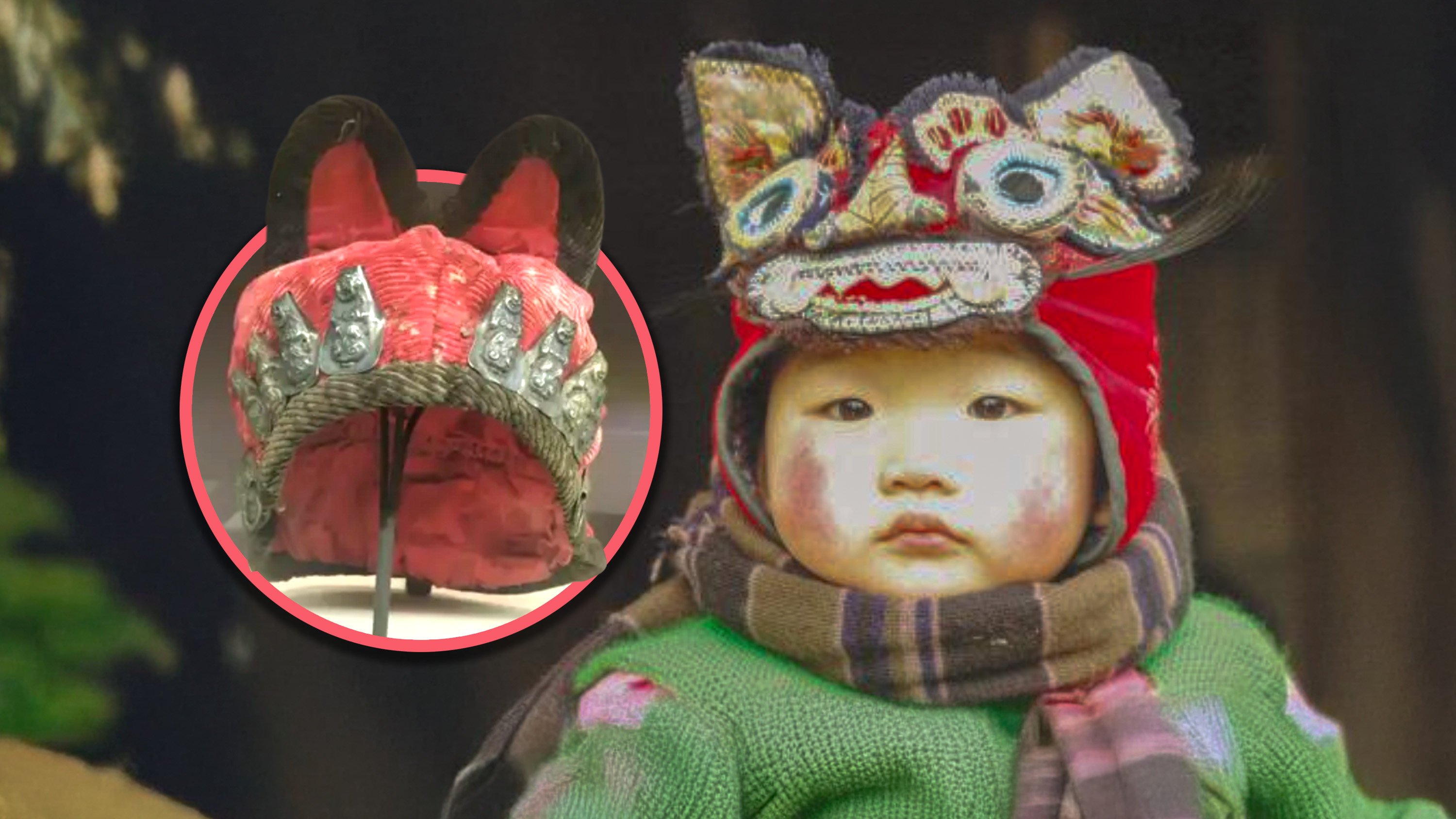 We explain why, In China, children often wear so-called dog-head hats and have humble names like dogs or pigs based on the belief that a noble child raised in modesty will have a long and safe life. Photo: Baidu/Douyin