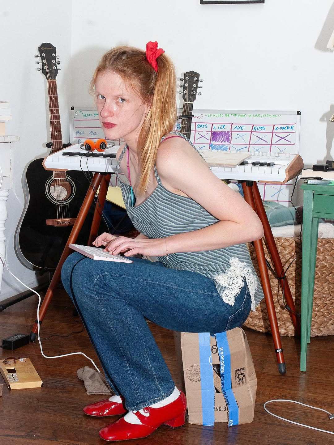 Audrey Hobert (pictured) released her debut single after working with Gracie Abrams. Photo: @audreyhobert/Instagram