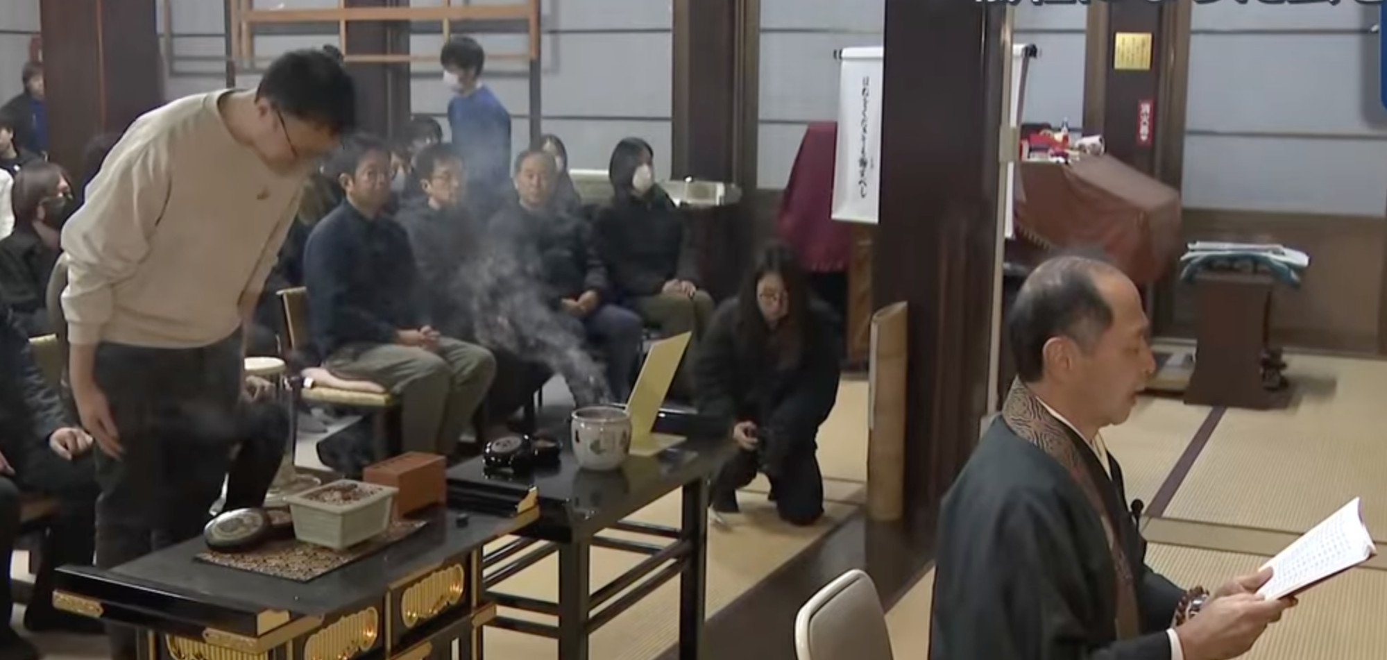 Some staff initially found the service awkward but eventually understood its deeper significance. Photo: ABCTVnews