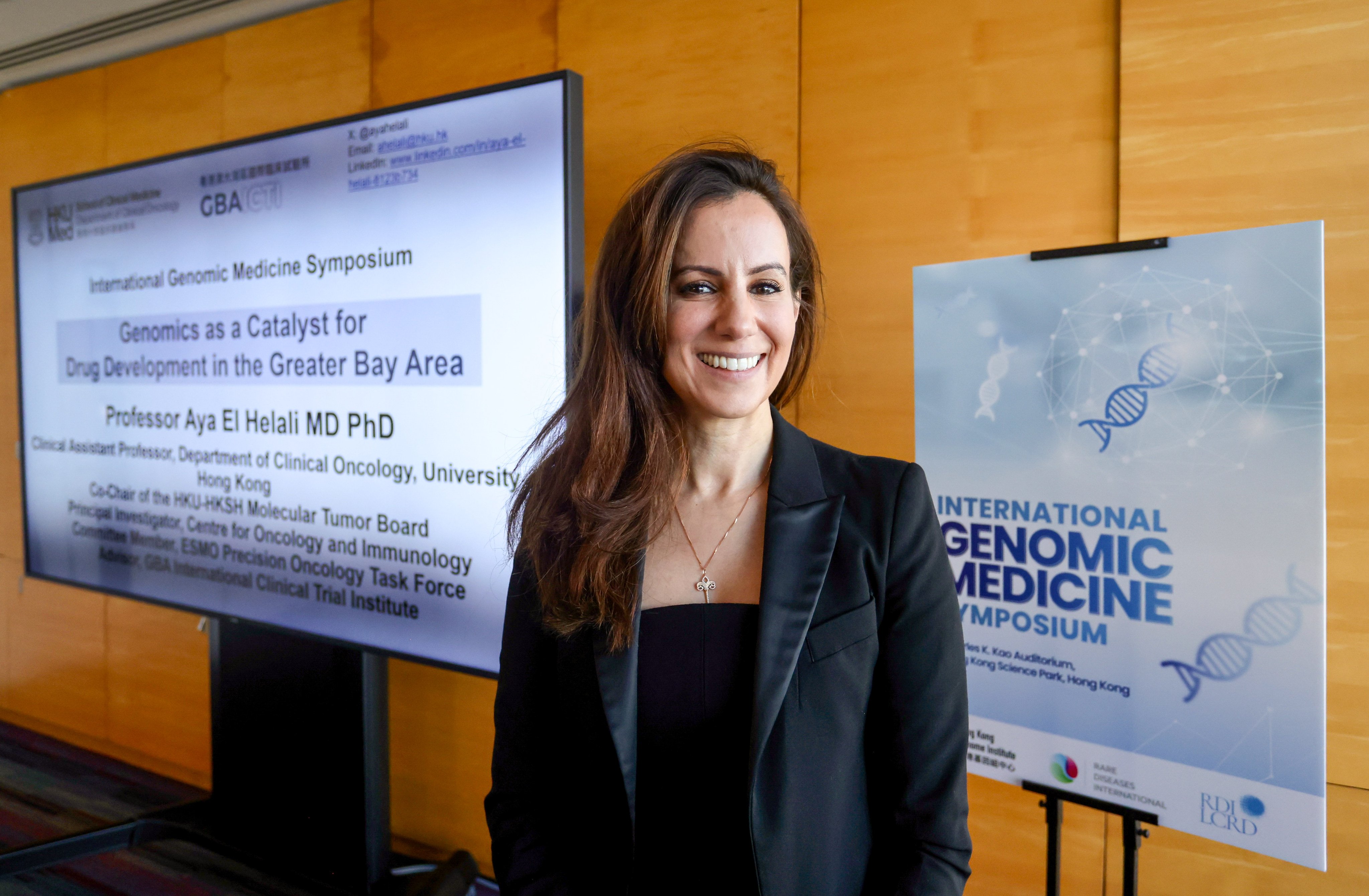 Aya El Helali is a clinical assistant professor at the University of Hong Kong’s department of clinical oncology. Photo: Jonathan Wong