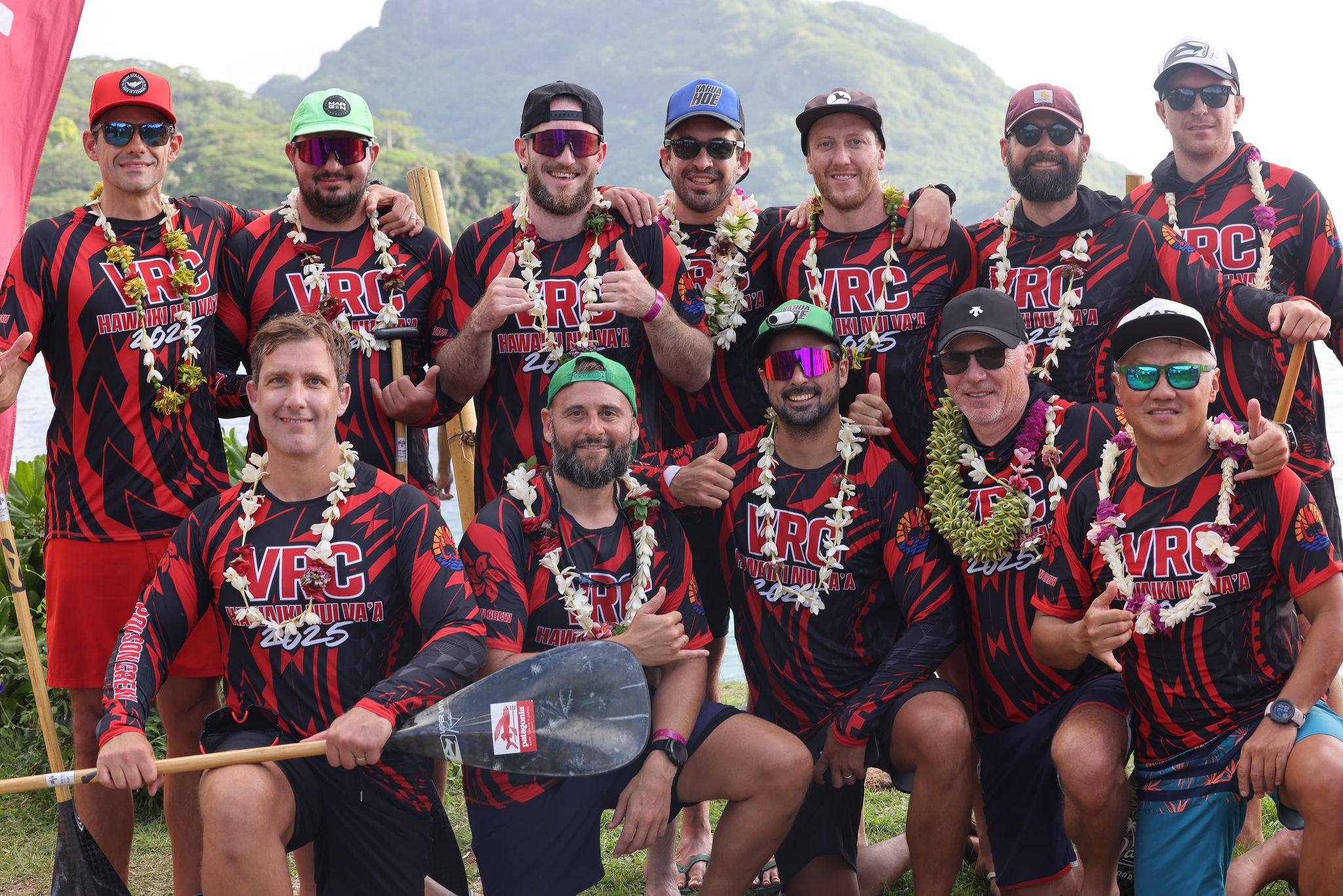 Hong Kong’s Aloha Adventure Squad is the first team from the city to complete the Hawaiki Nui Va’a race in French Polynesia. Photo: Handout