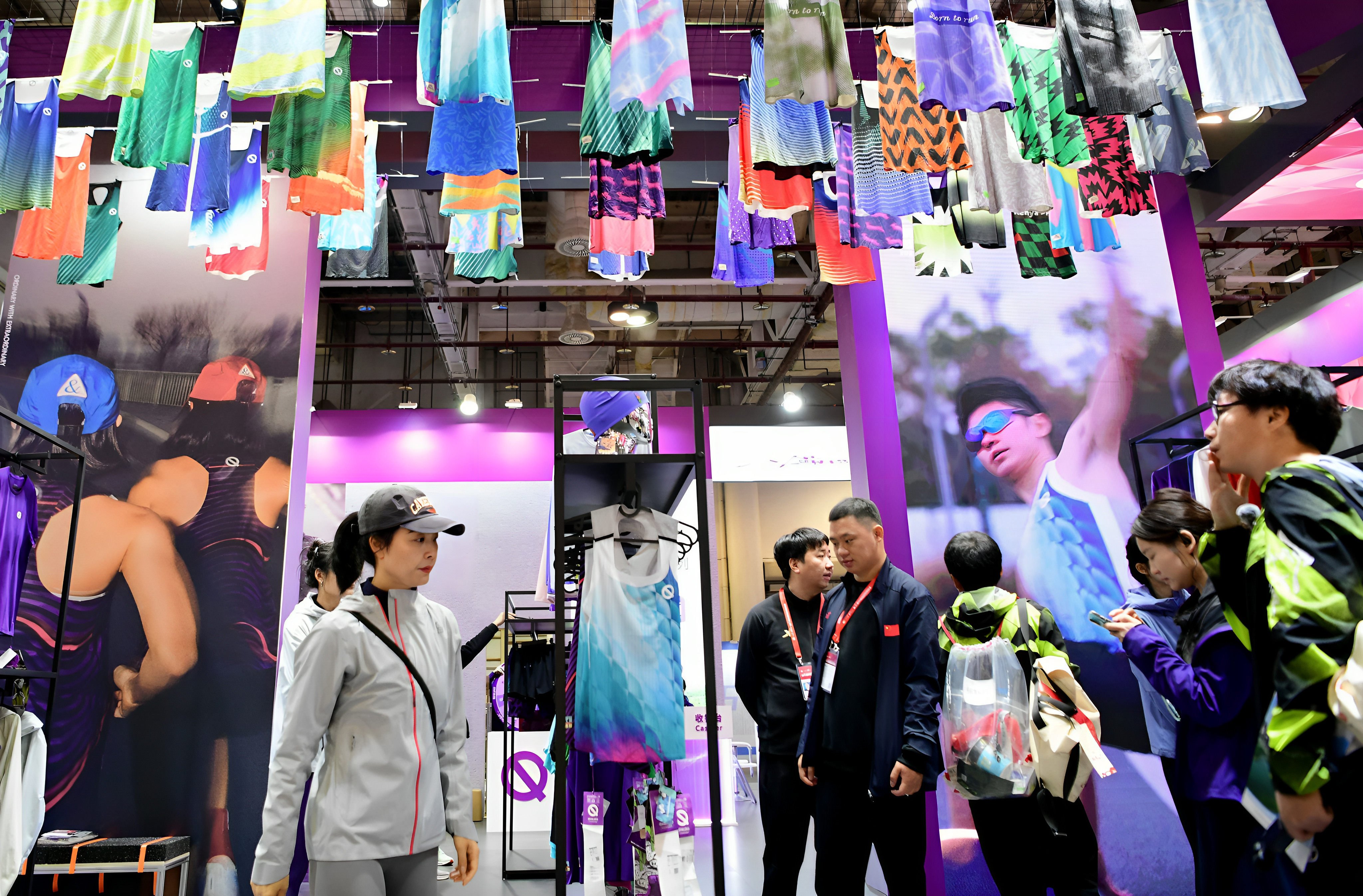 China is turning the fossil energy resource into nylon, spurring on its economy with the manufacture of sportswear and other popular fashion items. Photo: Xinhua