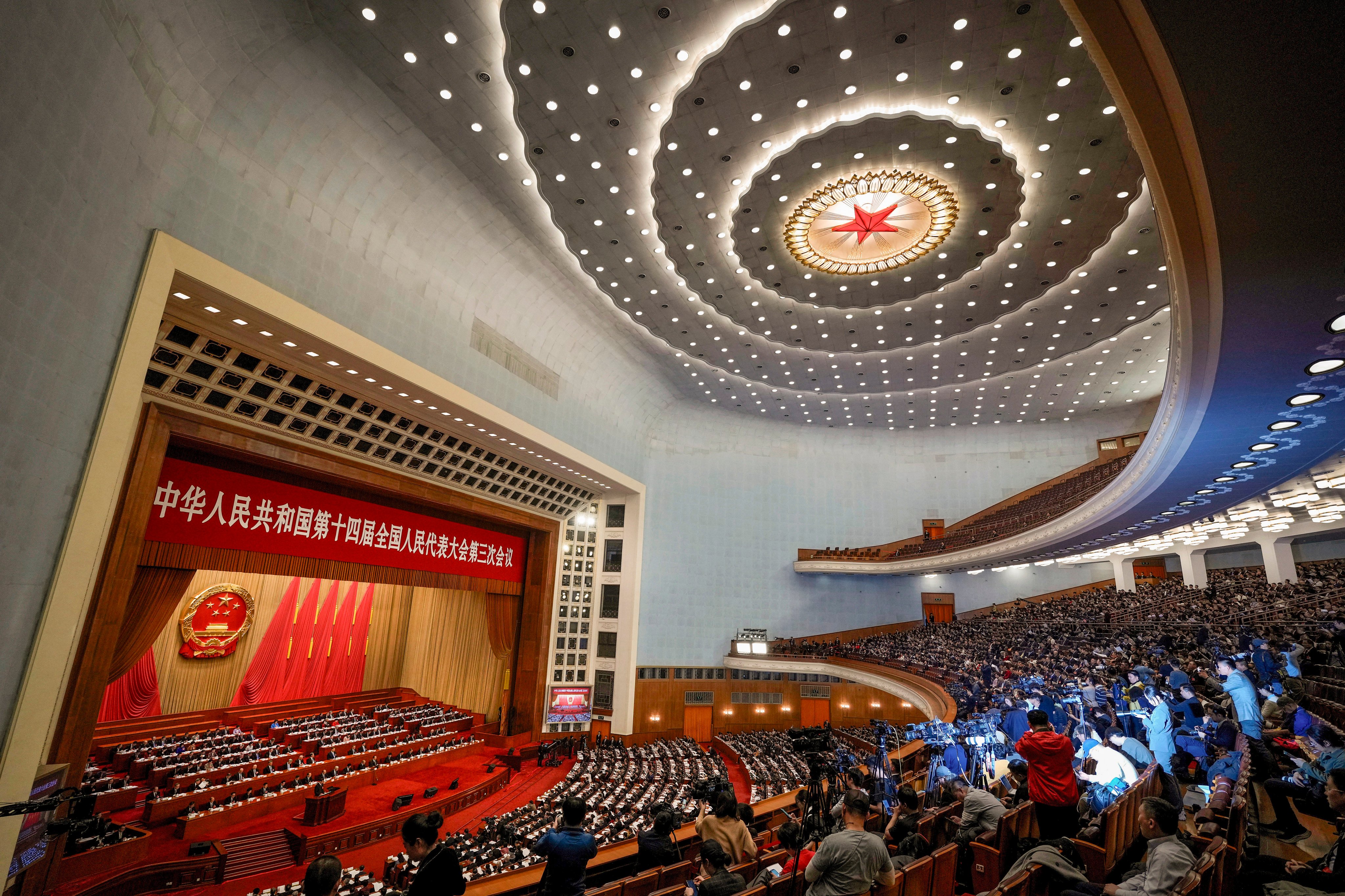 China’s top legislative body will discuss the nation’s next five-year development plan in its annual session in March. Photo: AP