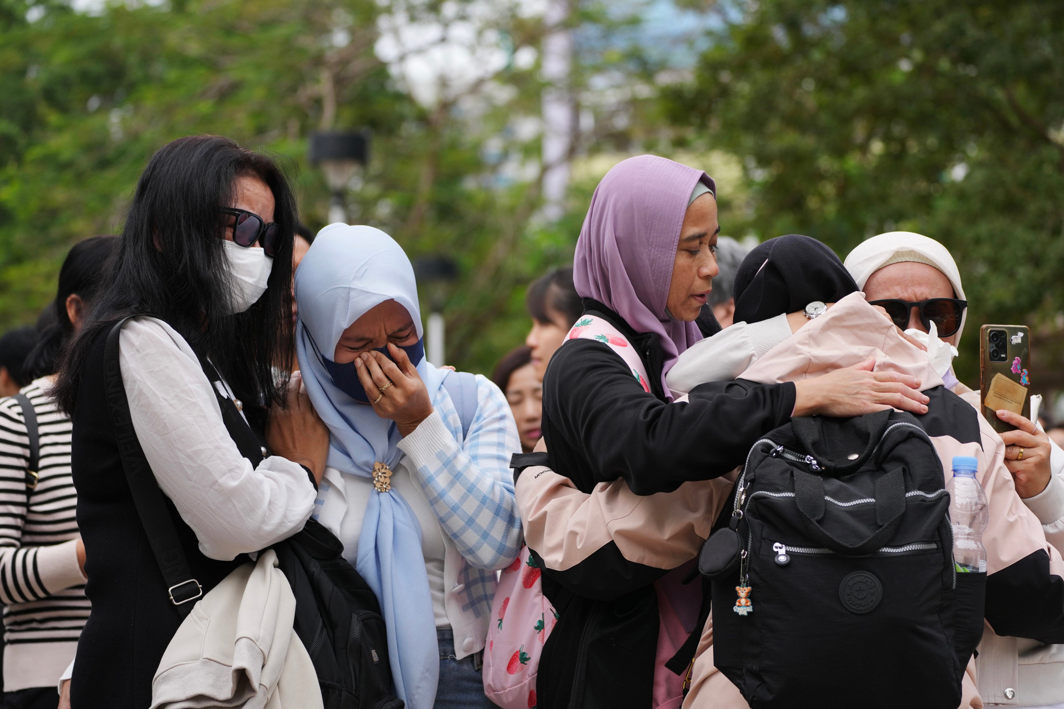 As many as 235 domestic helpers lived in Wang Fuk Court before the blaze. Photo: Karma Lo
