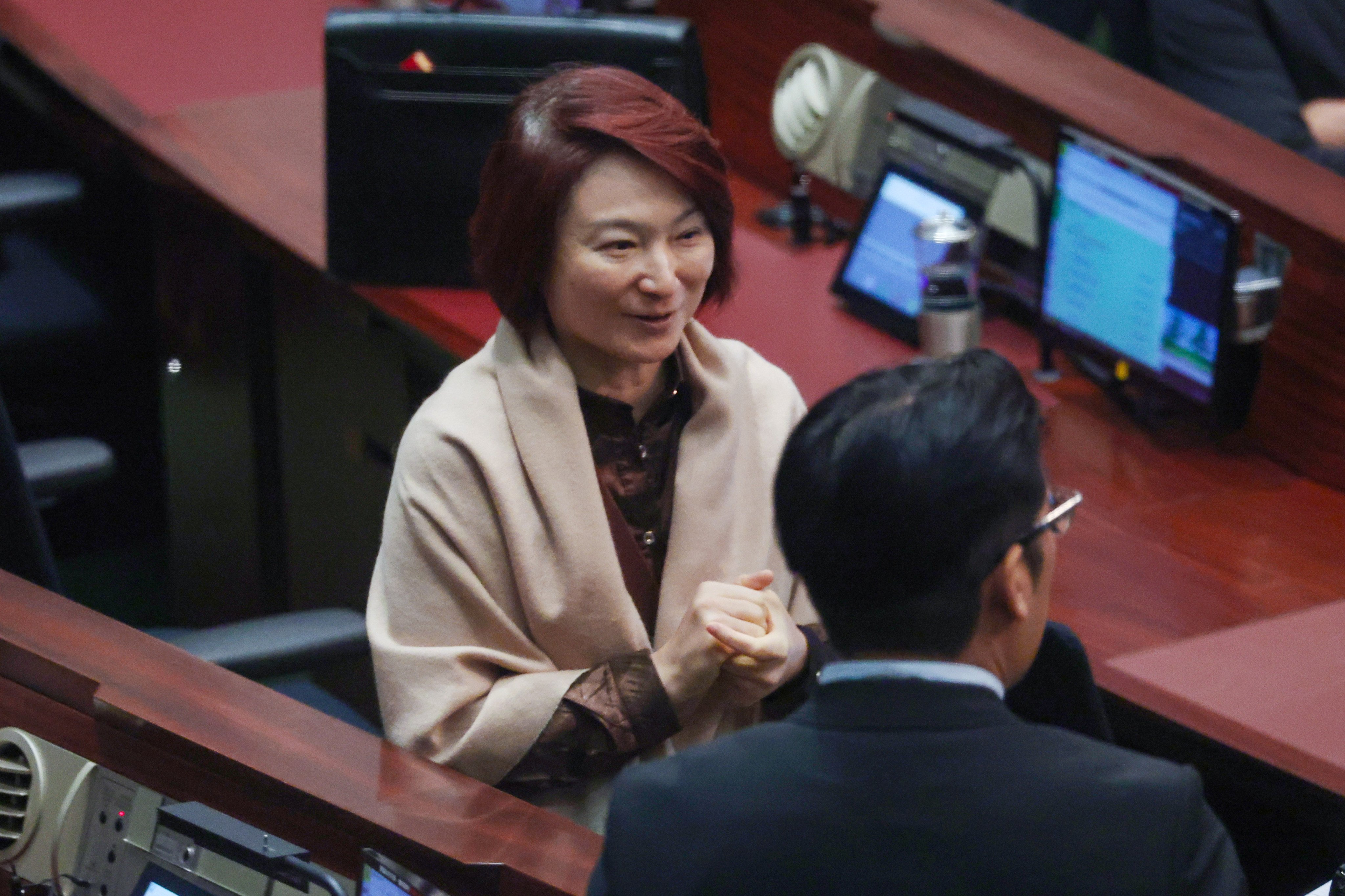 Lawmaker Starry Lee has said her role as delegate of the NPC will not affect her local duties. Photo: Edmond So