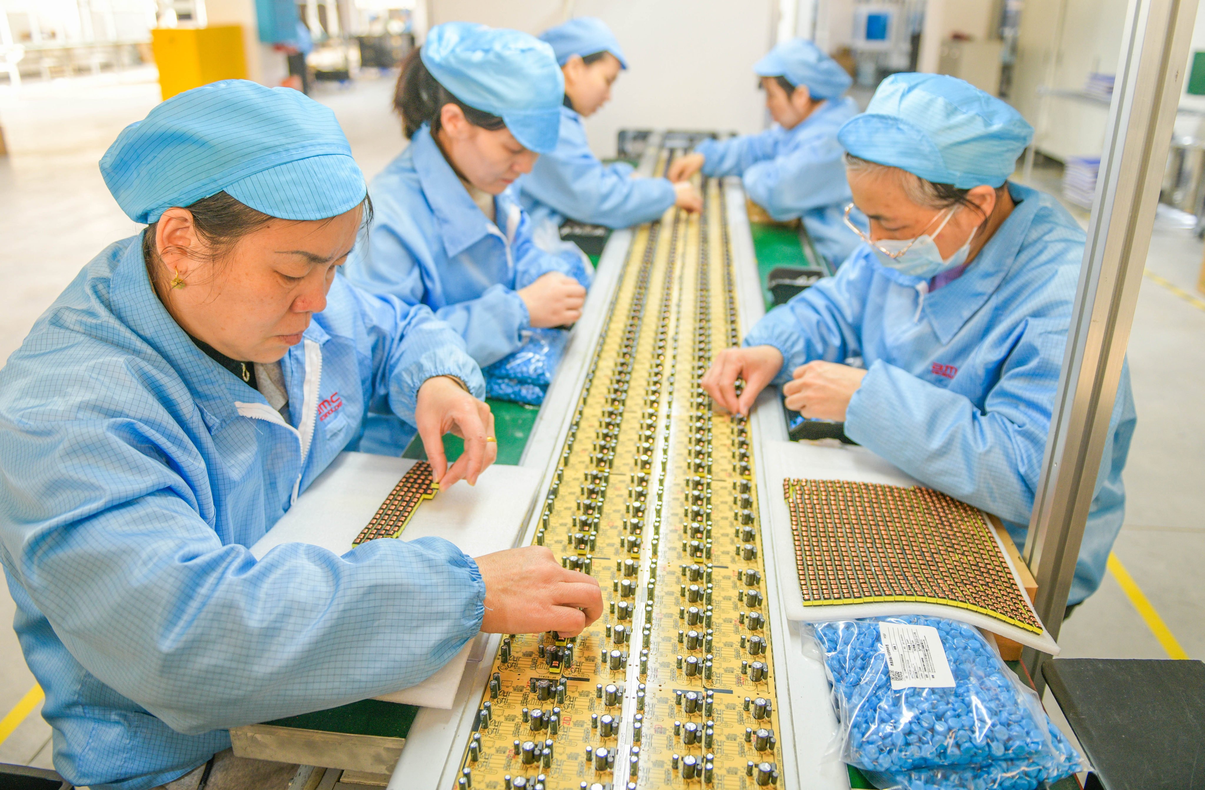 China’s status as the world’s manufacturing leader has helped it record a record trade surplus in 2025. Photo: VCG via Getty Images