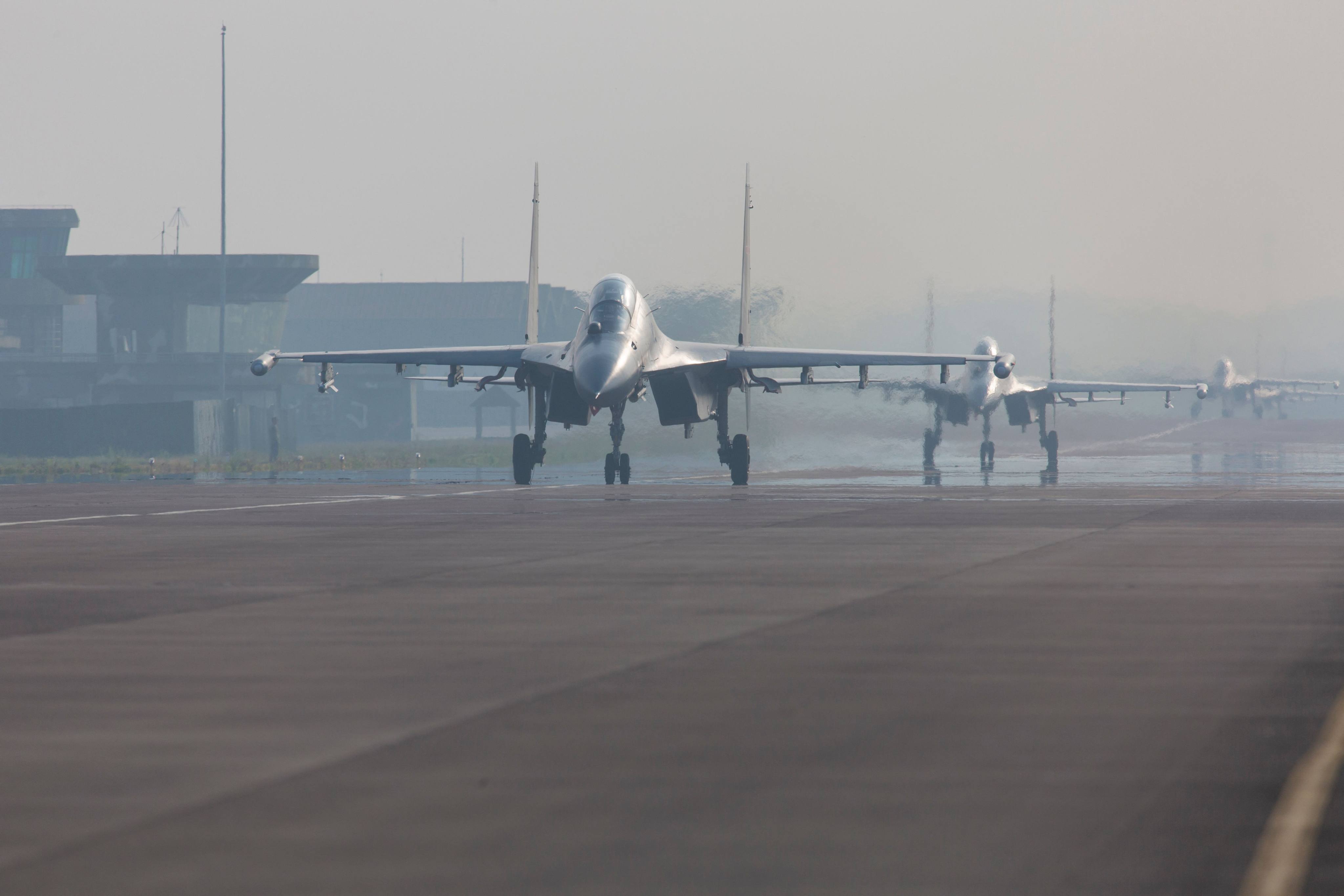 The drill is being conducted by the PLA’s Eastern Theatre Command. Photo: AFP