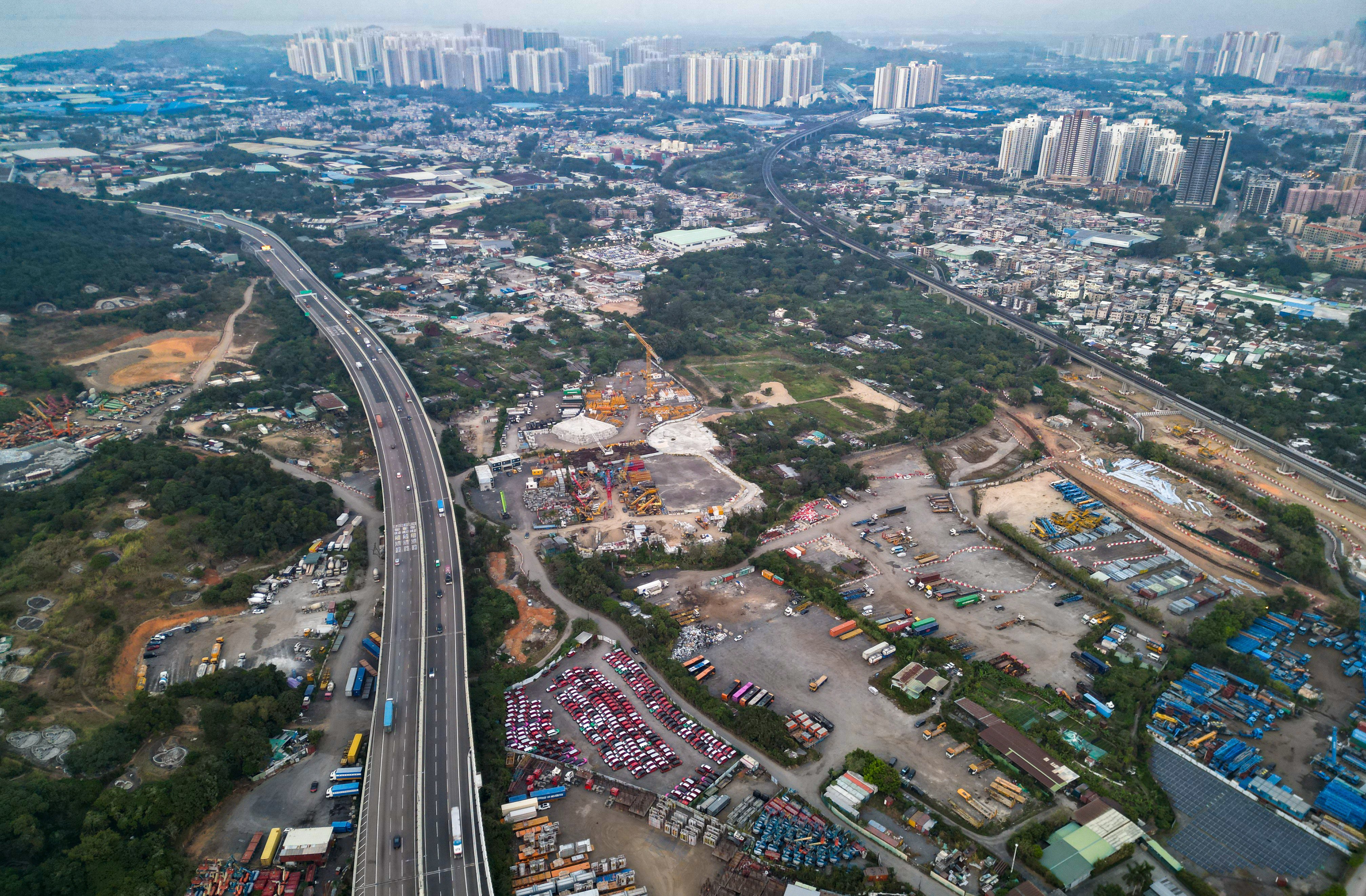 An aerial view of Hung Shui Kiu in Yuen Long, which forms a part of the Northern Metropolis. Photo: Eugene Lee