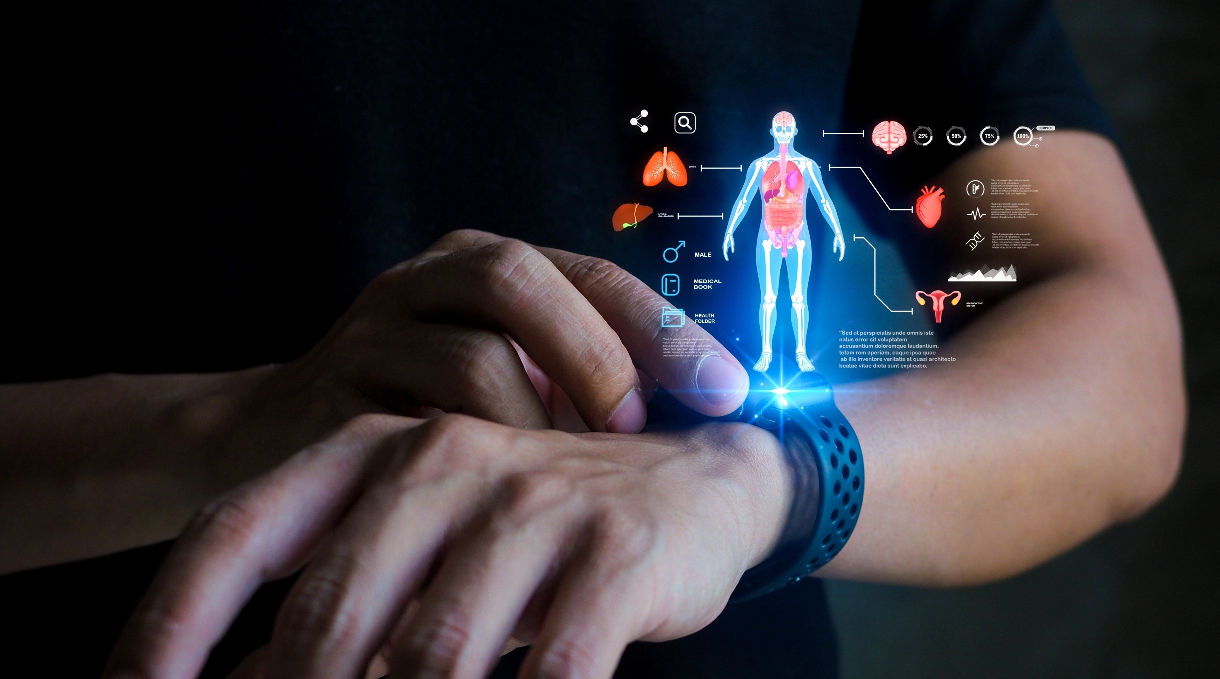 Smartwatches immediately process sensor data that give athletes the information needed to guide their training. Photo: Shutterstock