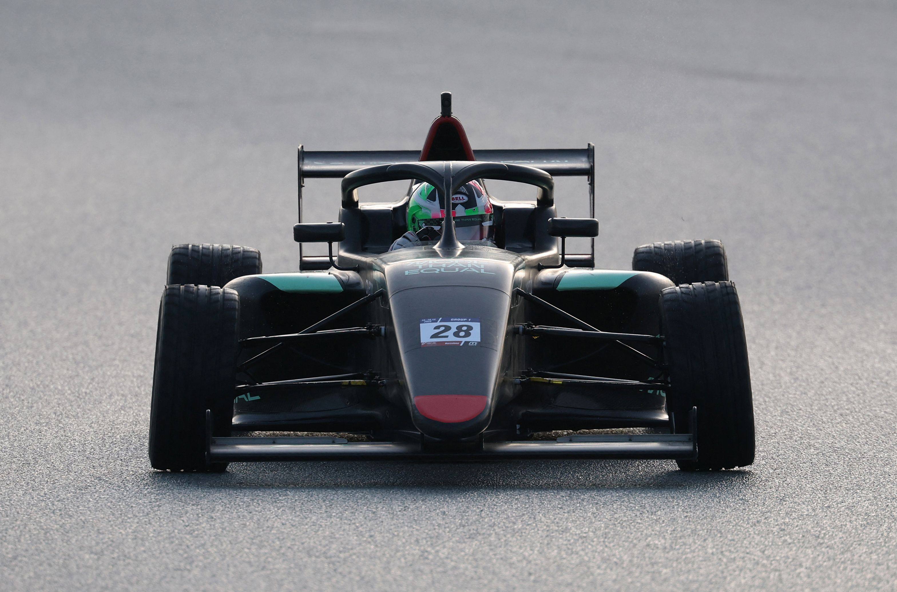 Fifteen-year-old Skye Parker started karting aged six and she is determined to become a F1 champion. Photo: AFP