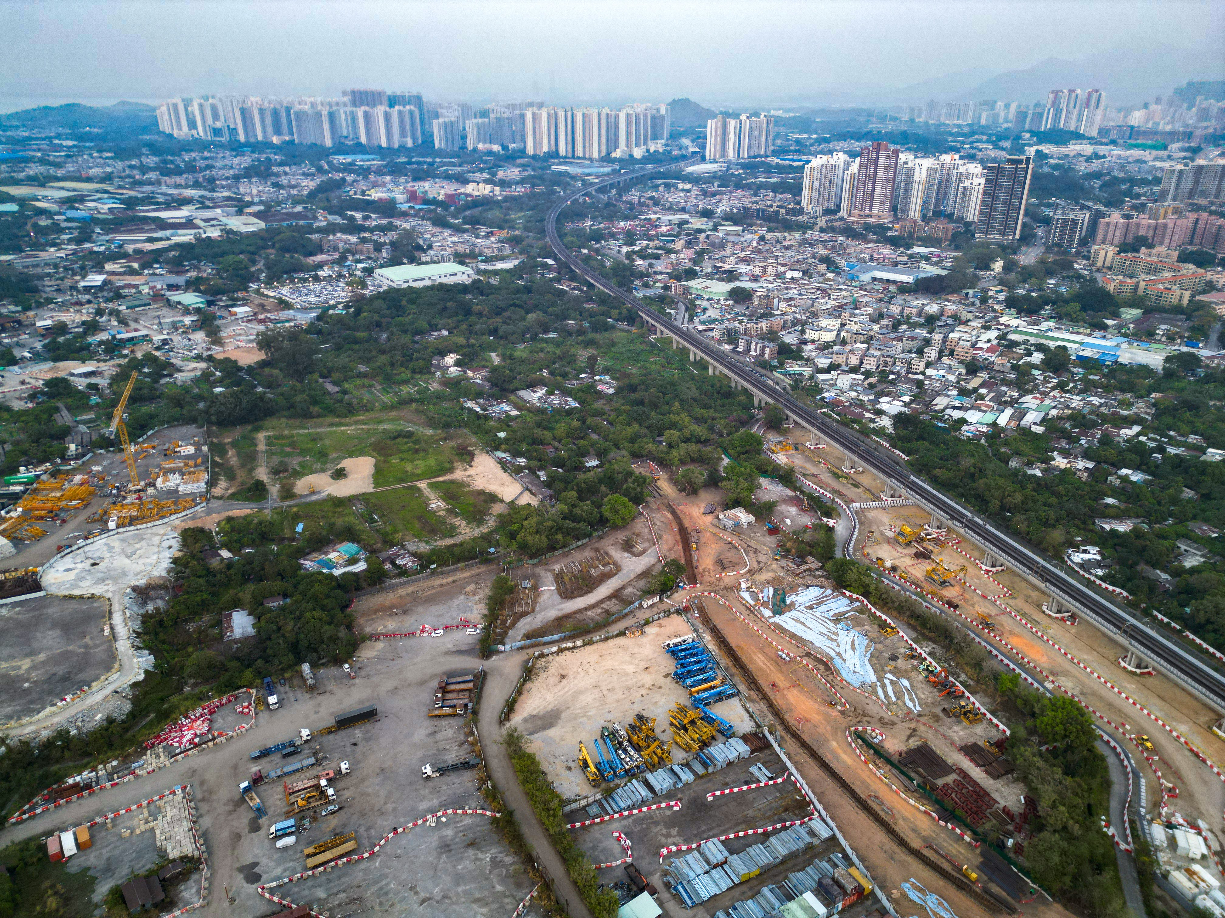The Hung Shui Kiu development area is part of the Northern Metropolis scheme. Photo: Eugene Lee