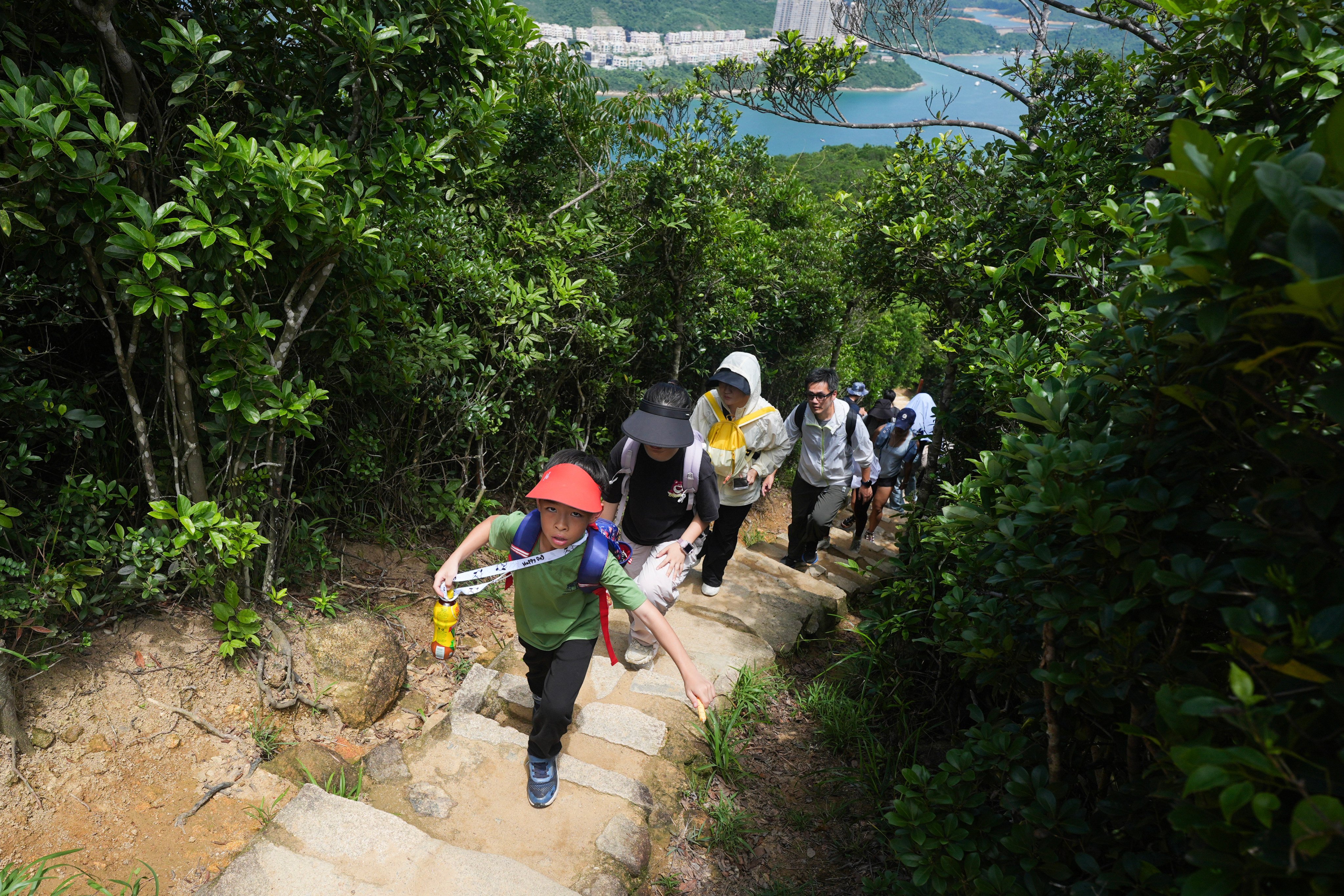 Hikers at Dragon’s Back trail in Shek O, Hong Kong. Research shows walking is great for physical and mental health. Photo: Eugene Lee