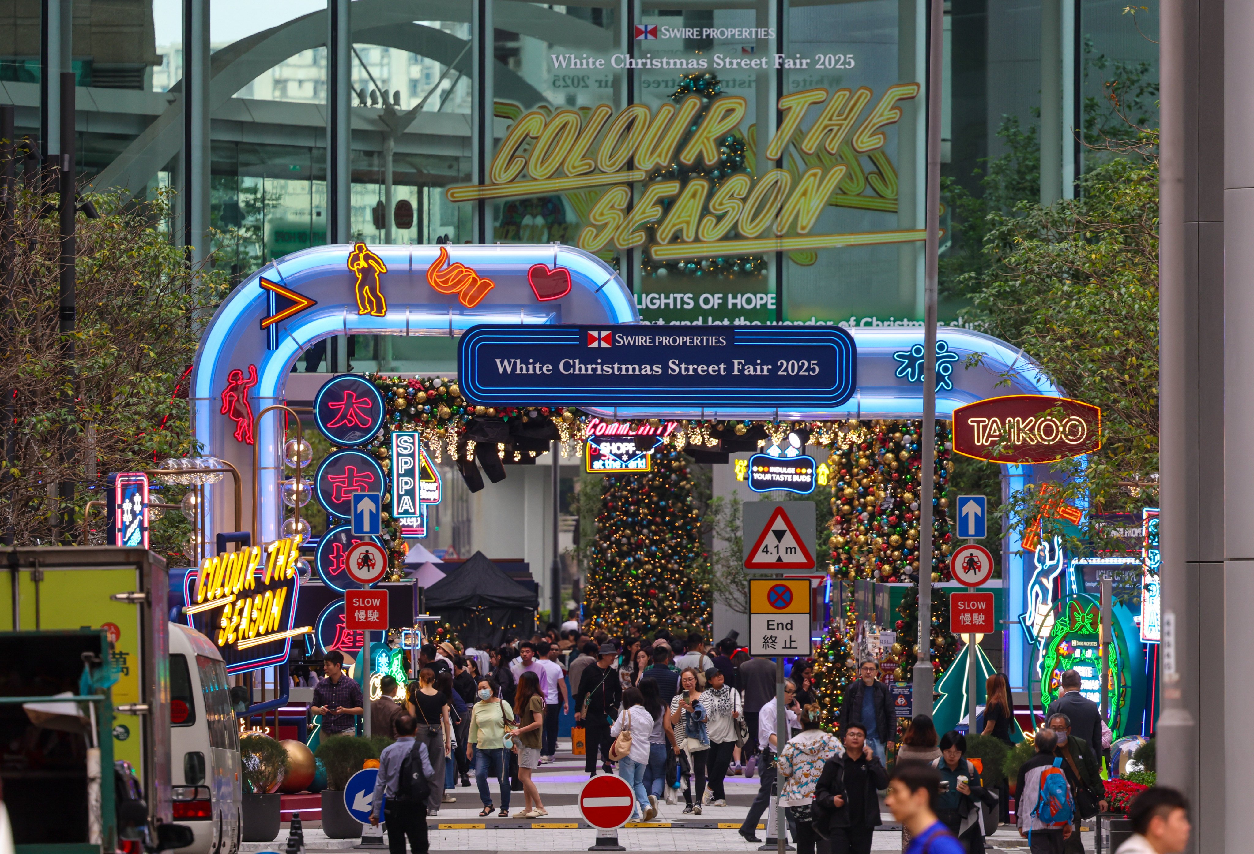 The White Christmas Street Fair, held by Swire Properties, ran from December 11 to 14. Photo: Dickson Lee