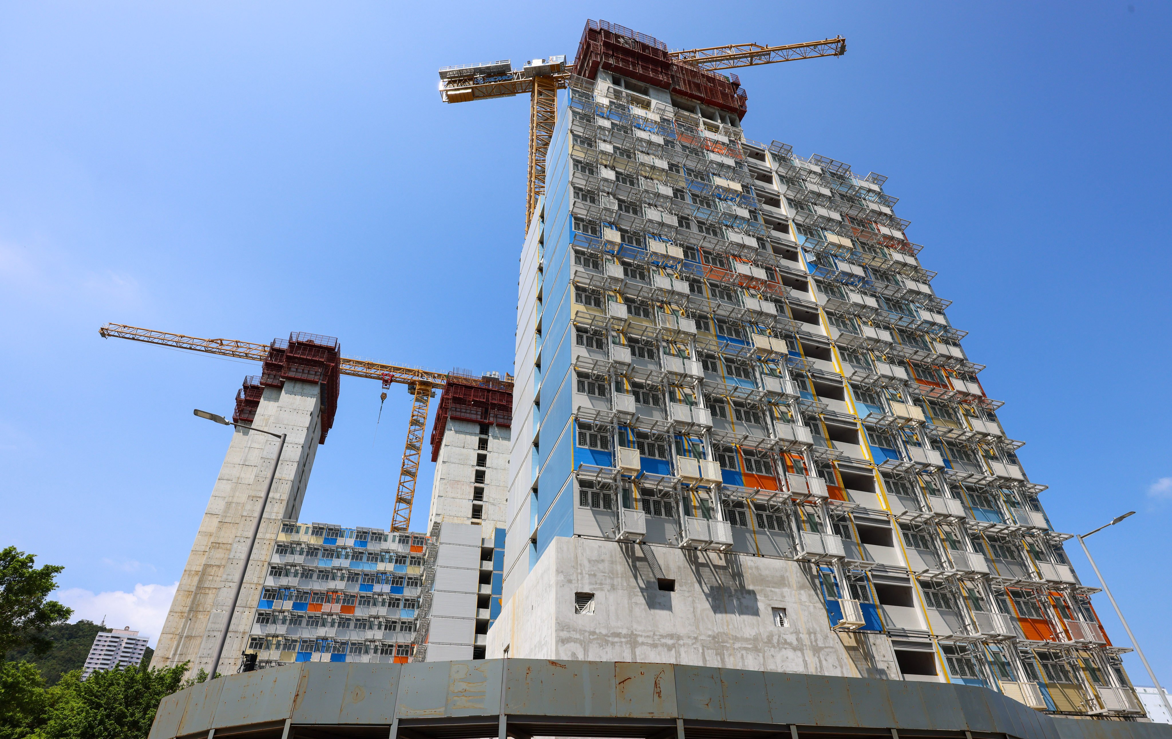 The city leader pledged to expedite the construction of public housing. Photo: Jelly Tse