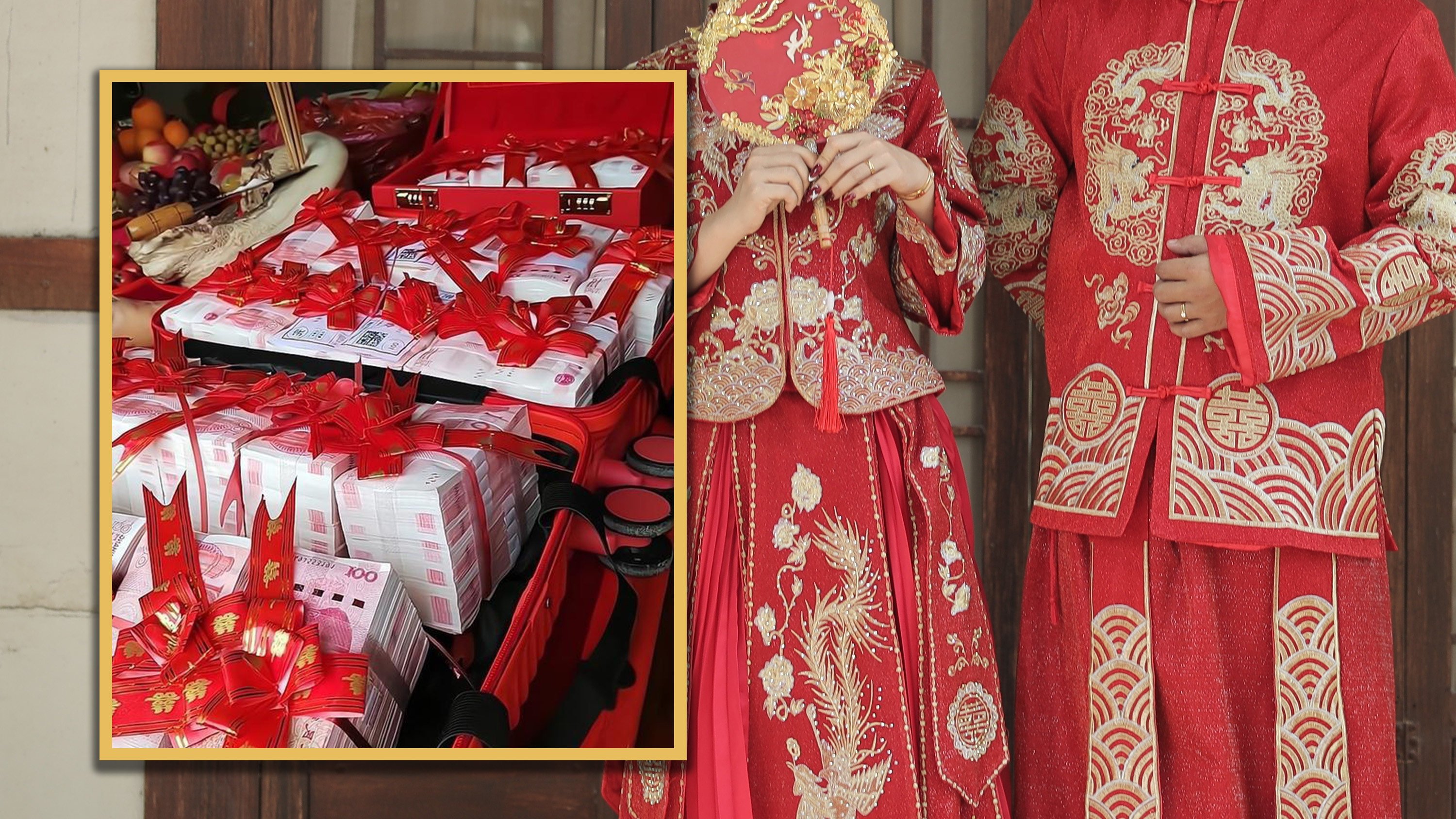 A Chinese tutoring company has sparked outrage with a promotion suggesting that passing civil service exams could boost a woman’s bride price. Photo: SCMP composite/Shutterstock/Sohu