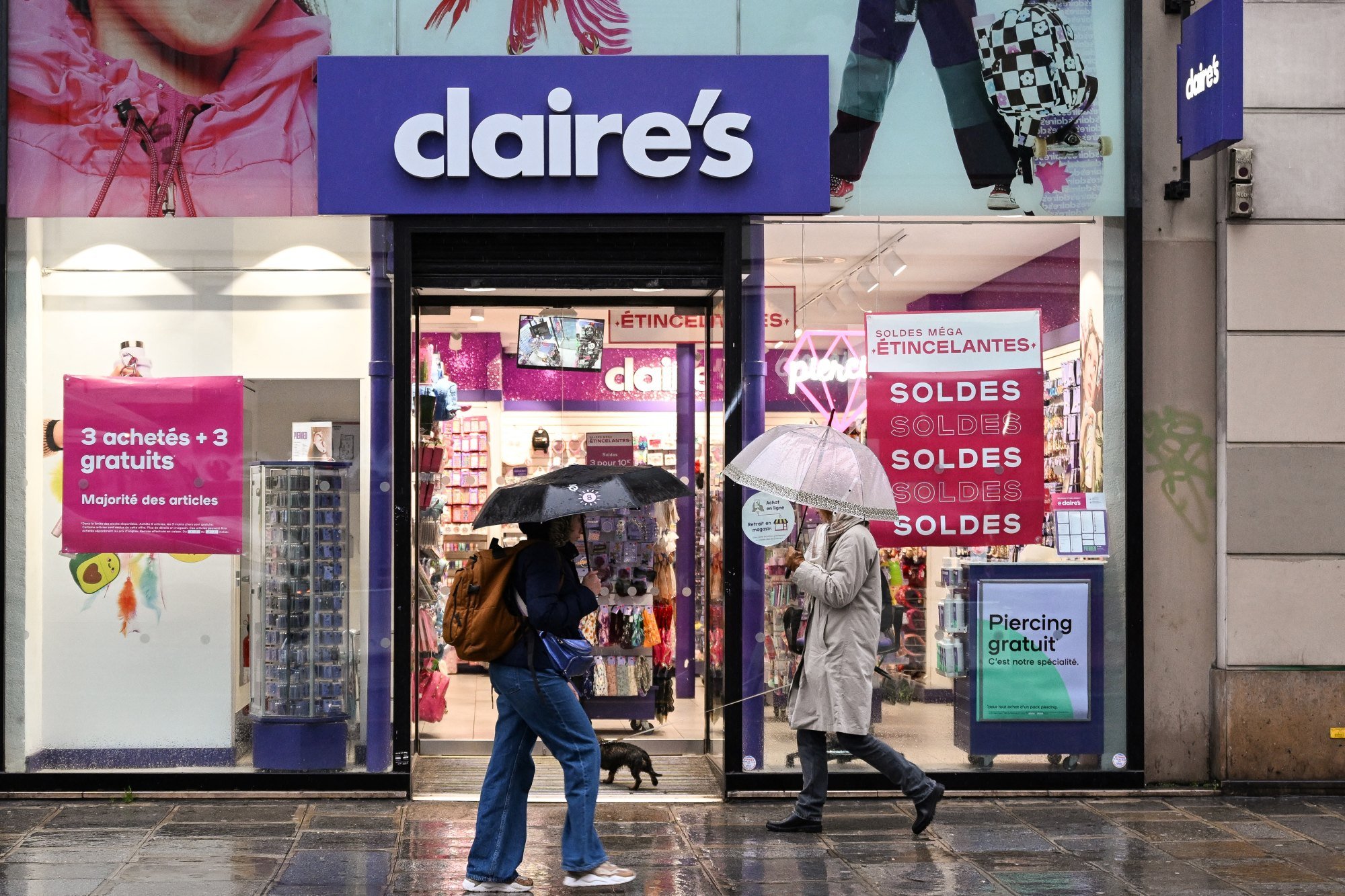 A Claire’s shop in Paris. The shift away from bricks-and-mortar retail in the social media era is being blamed for the retail chain’s financial woes. Photo: AFP A Claire’s shop in Paris. The shift away from bricks-and-mortar retail in the social media era is being blamed for the retail chain’s financial woes. Photo: AFP
