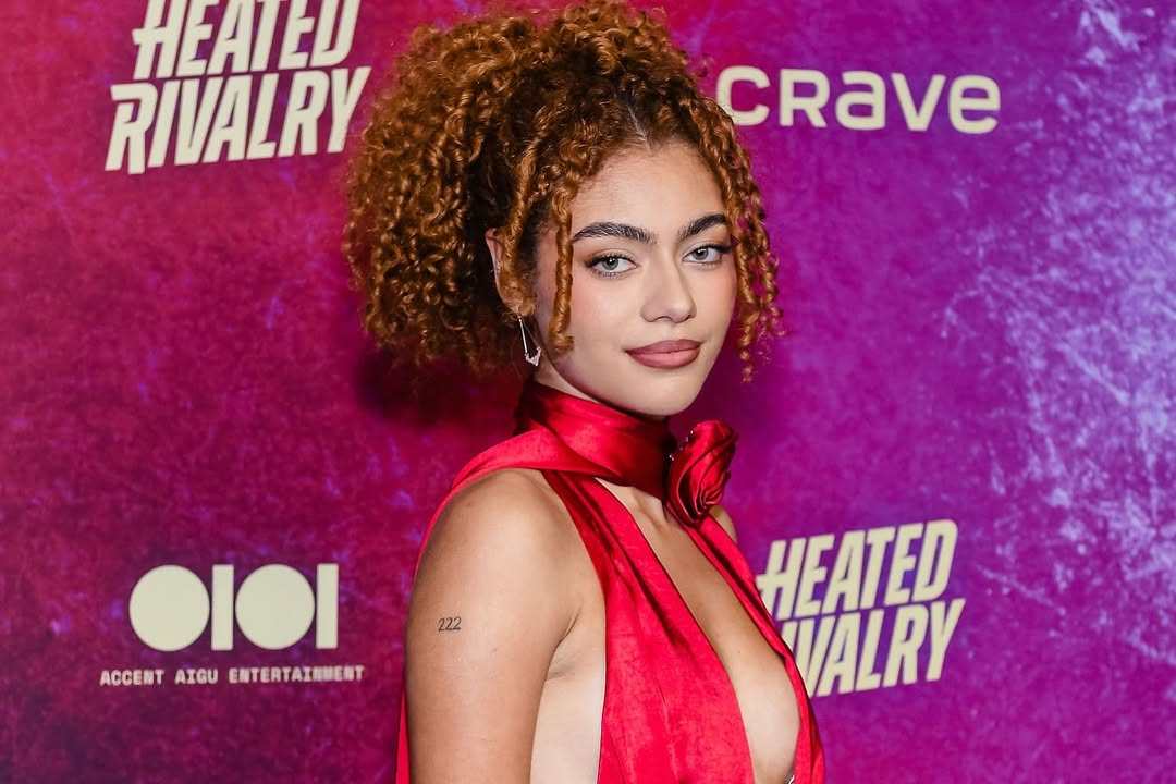 Ksenia Daniela Kharlamova plays Svetlana Vetrova in the hit series Heated Rivalry. Photo: @kseniadaniela/Instagram