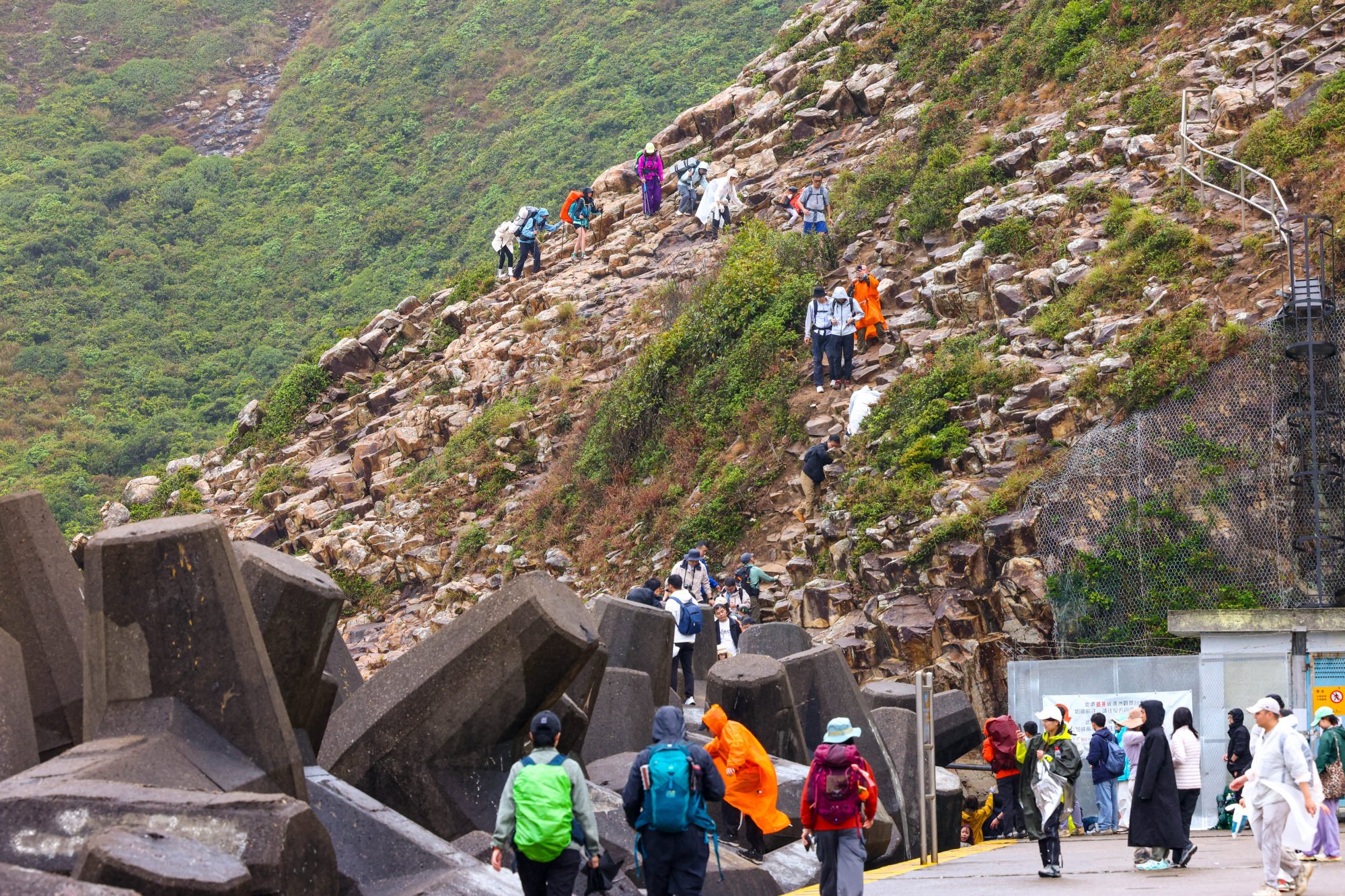 The East Dam of High Island Reservoir is another tourist draw. Photo: Dickson Lee