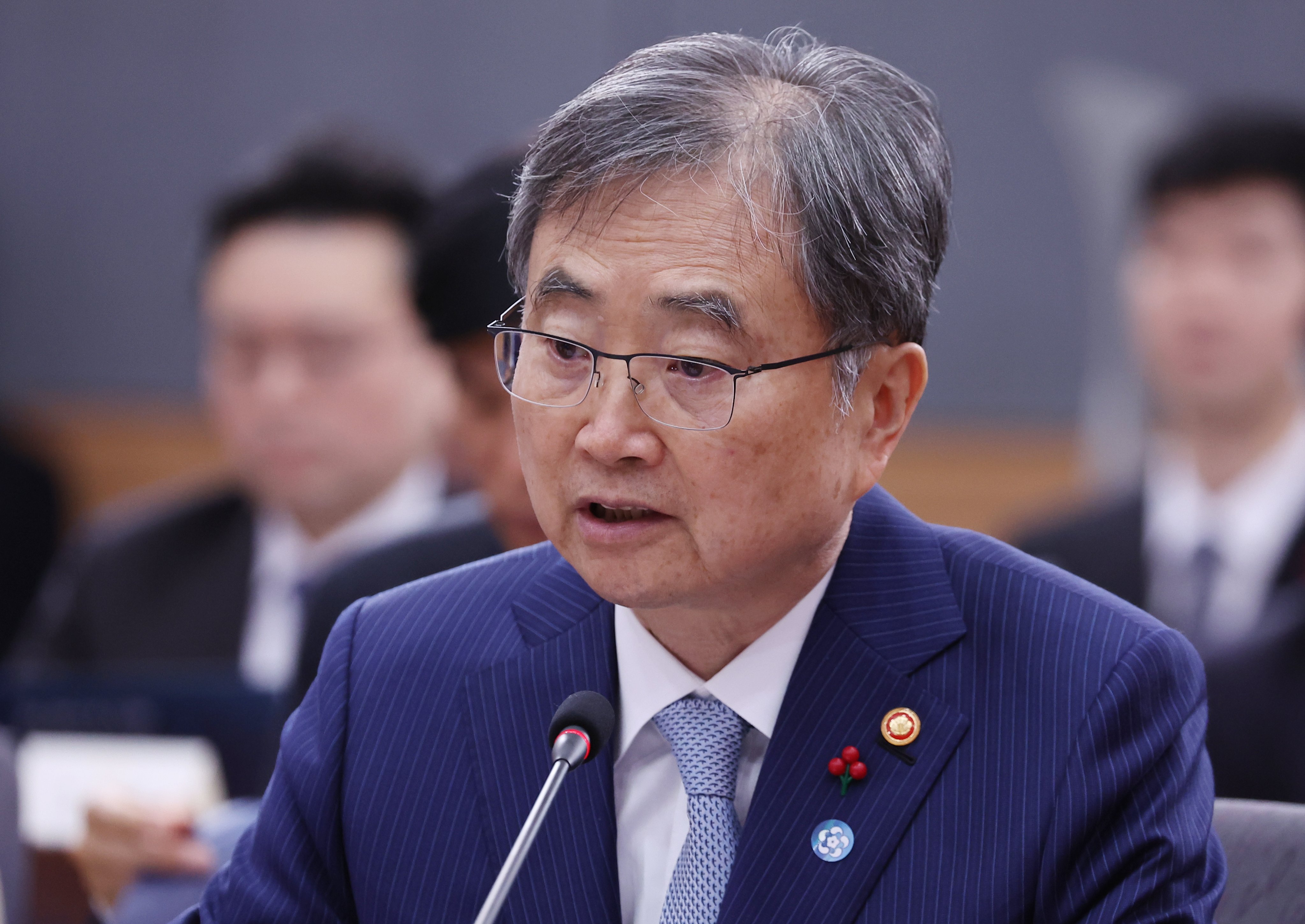South Korean Foreign Minister Cho Hyun discussed Taiwan and issues related to the Korean peninsula in his call with his Chinese counterpart on Wednesday. Photo:  EPA/Yonhap