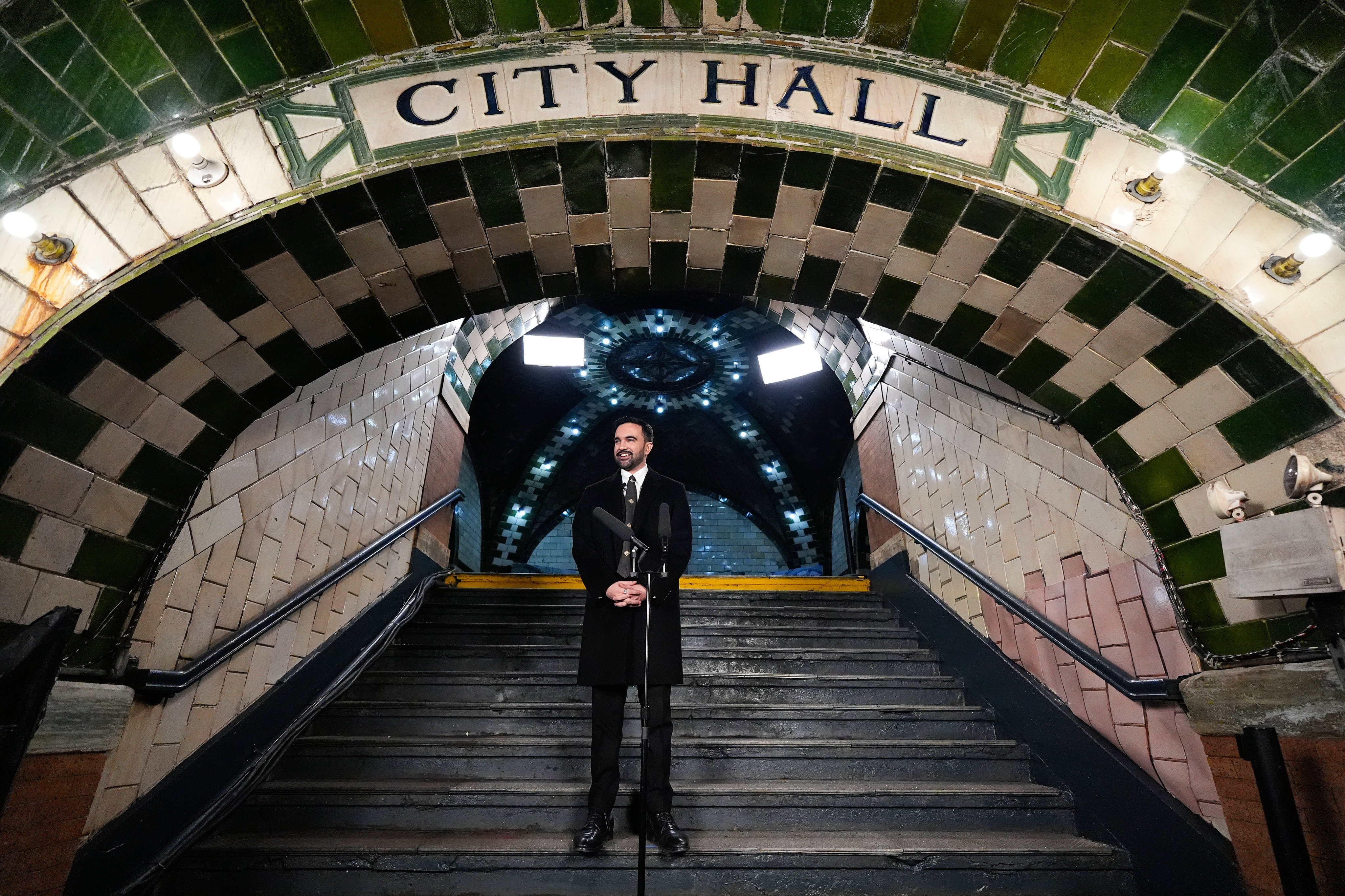 New York Mayor Zohran Mamdani after taking the oath of office. Photo: AP