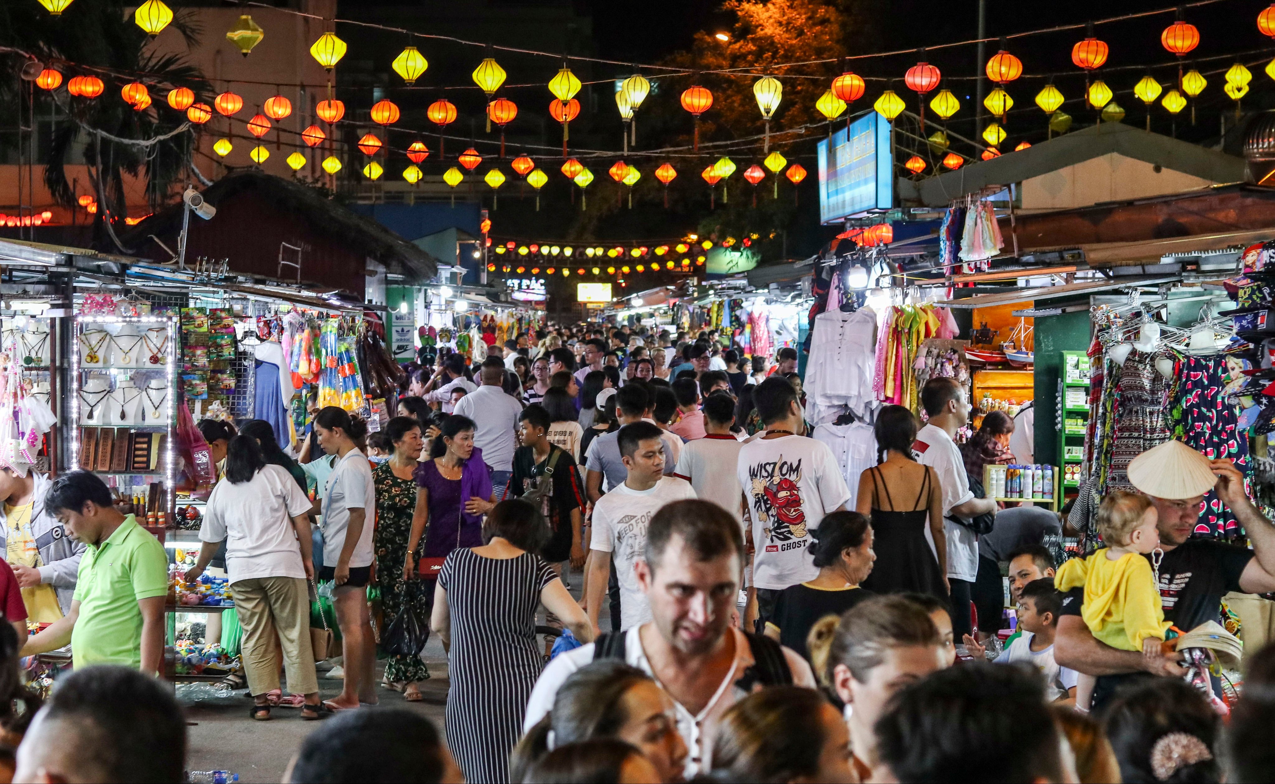 The Night Market in Nha Trang, Vietnam, a popular destination for the growing number of mainland Chinese tourists visiting the city. Photo: Roy Issa