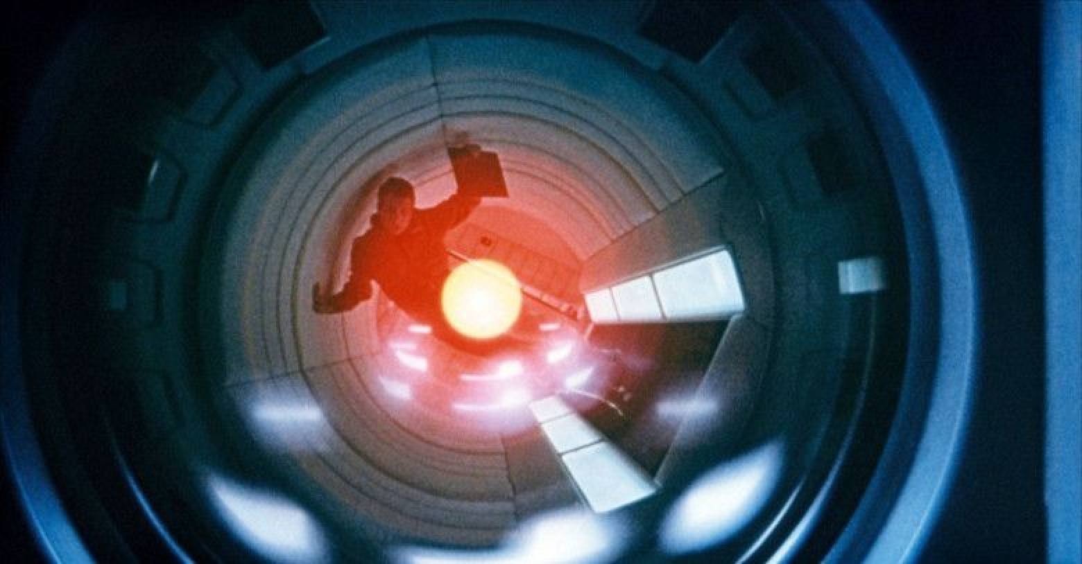 ‘I’m sorry, Dave. I’m afraid I can’t do that.’ The glowing ‘eye’ of Hal 9000, the sentient computer in Stanley Kubrick’s 2001: A Space Odyssey: Photo: Shutterstock