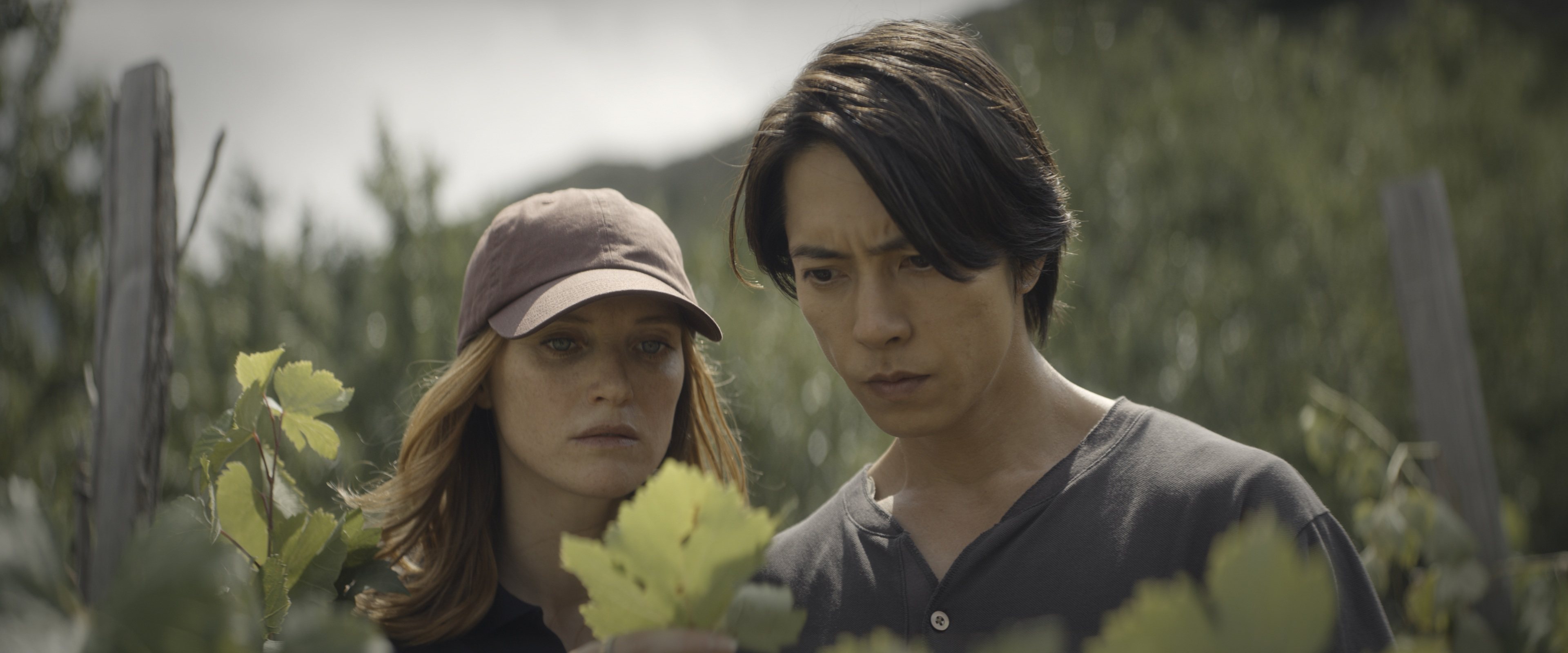 Tomohisa Yamashita and Fleur Geffrier in season two of Drops of God, which arrives on Apple TV on January 21. Photo: Apple TV