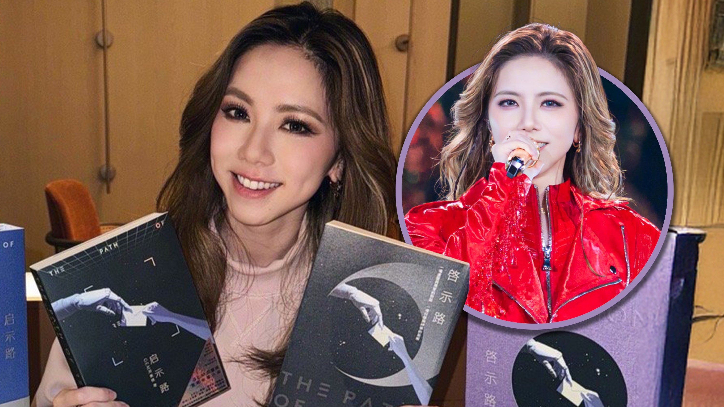 Cantopop singer G.E.M. is celebrating the recent nomination of her debut sci-fi novel for the prestigious Galaxy Award in China. Photo: SCMP composite/Weibo