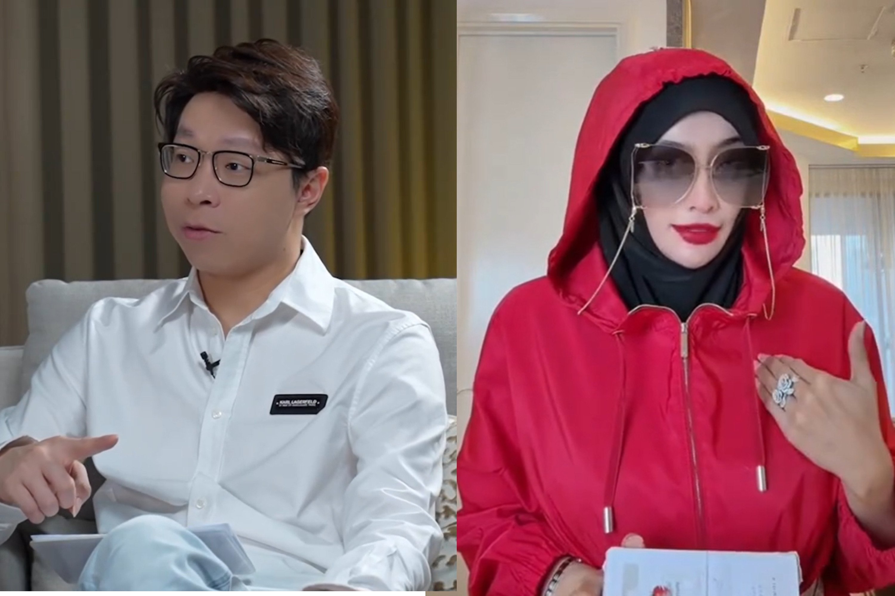 Doctor Richard Lee (left) and Samira Farahnaz, known online as Dokter Detektif or Doktif (right). Photos: Instagram/dr.richard_lee/ dokterdetektifreal