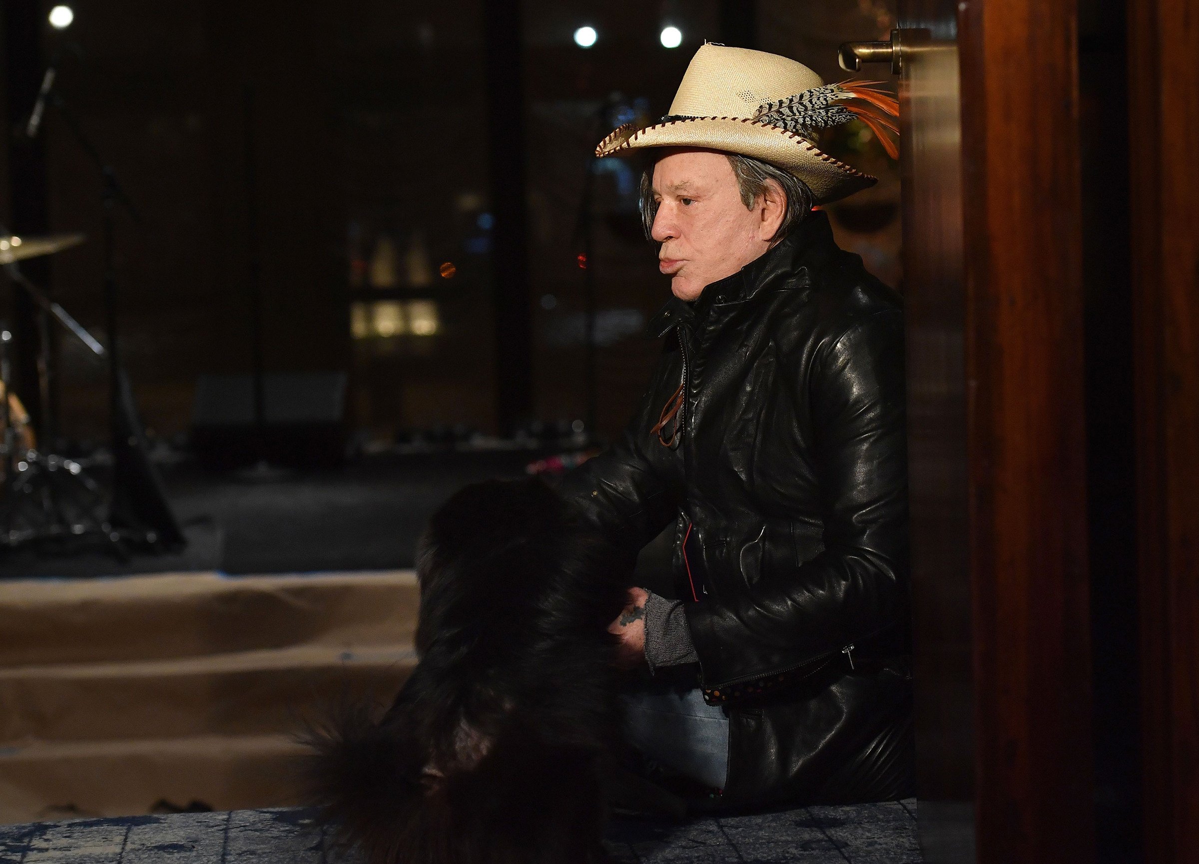 Actor Mickey Rourke in a photoshoot in 2019. Photo: AFP