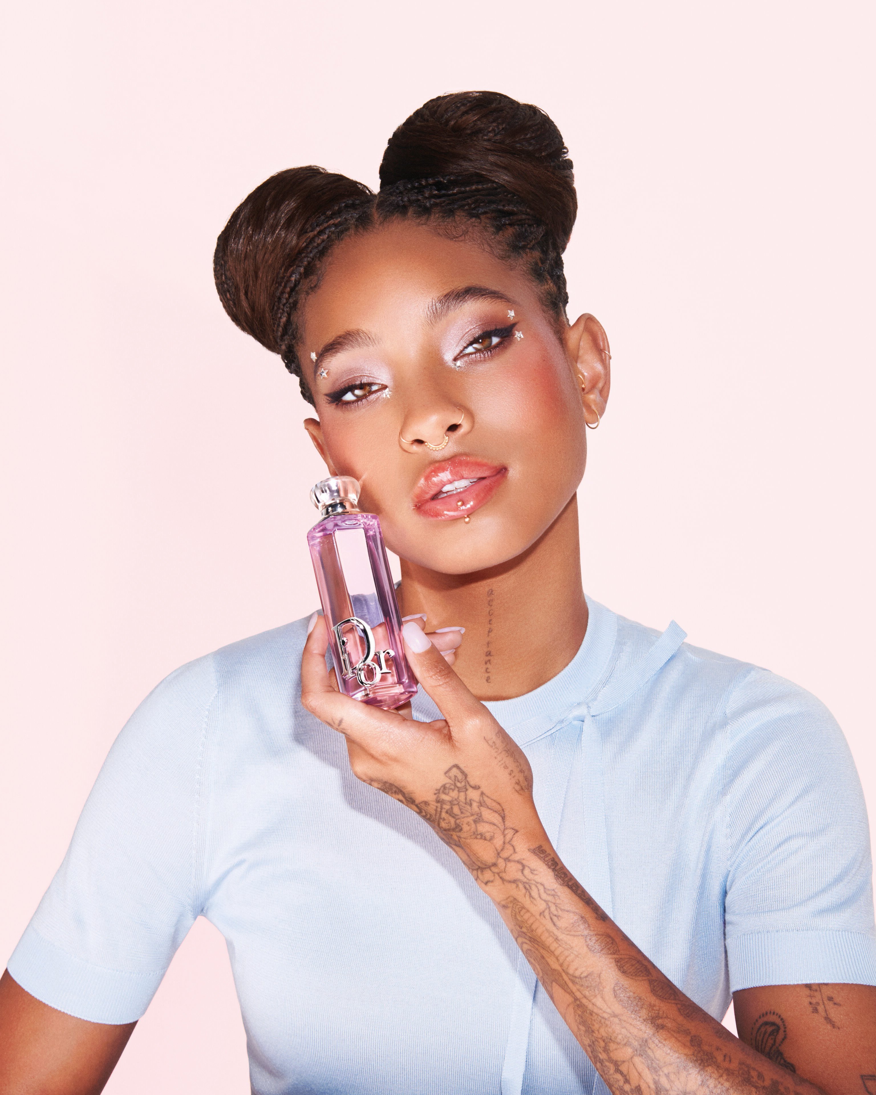 Willow Smith fronts the campaign for Dior Addict’s new perfumes and lip oils. Photo: Handout