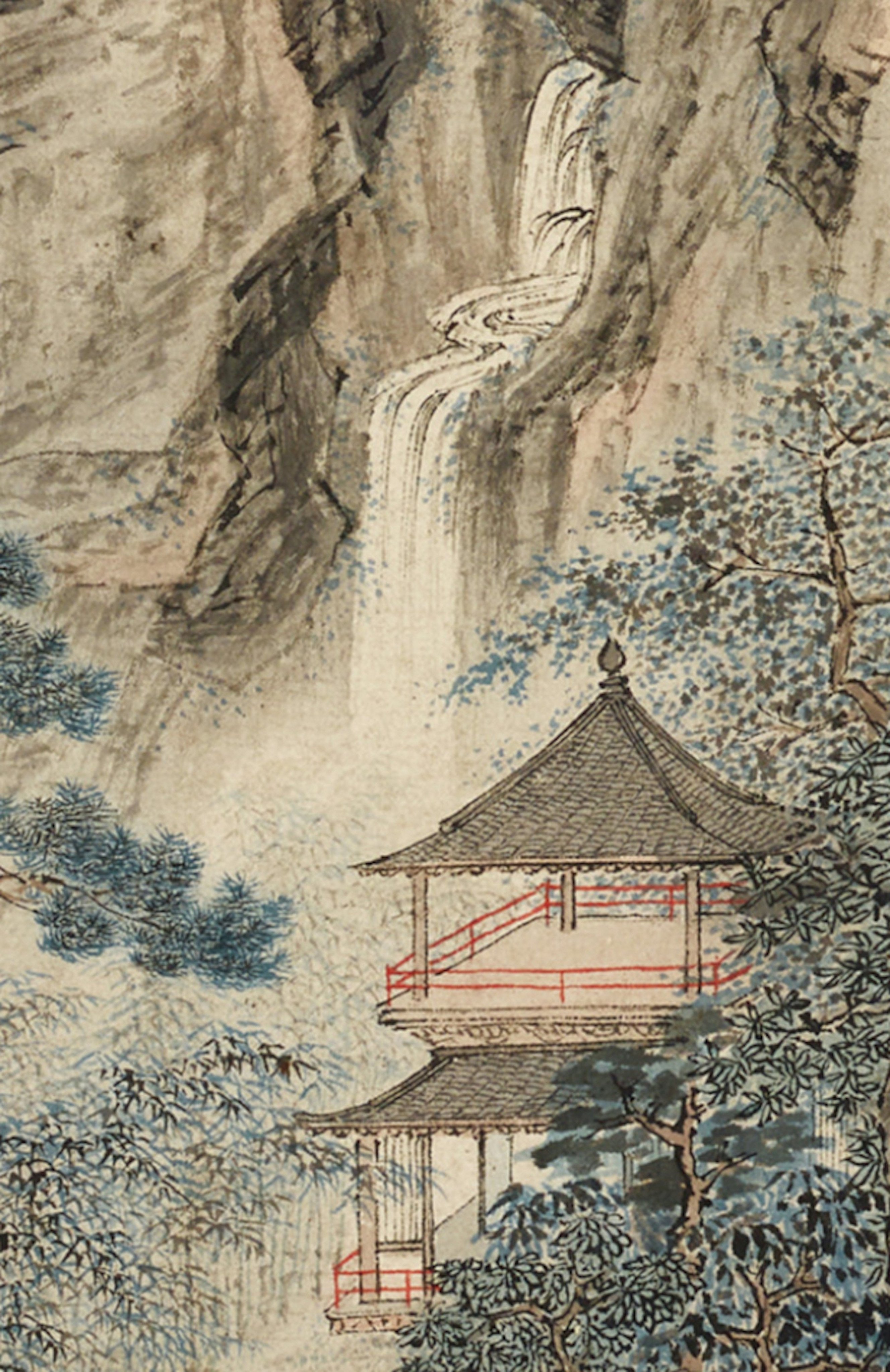 Qiu Ying’s “Spring in Jiangnan” is a Ming Dynasty painting that sparked the scandal and investigation. Photo: The Paper