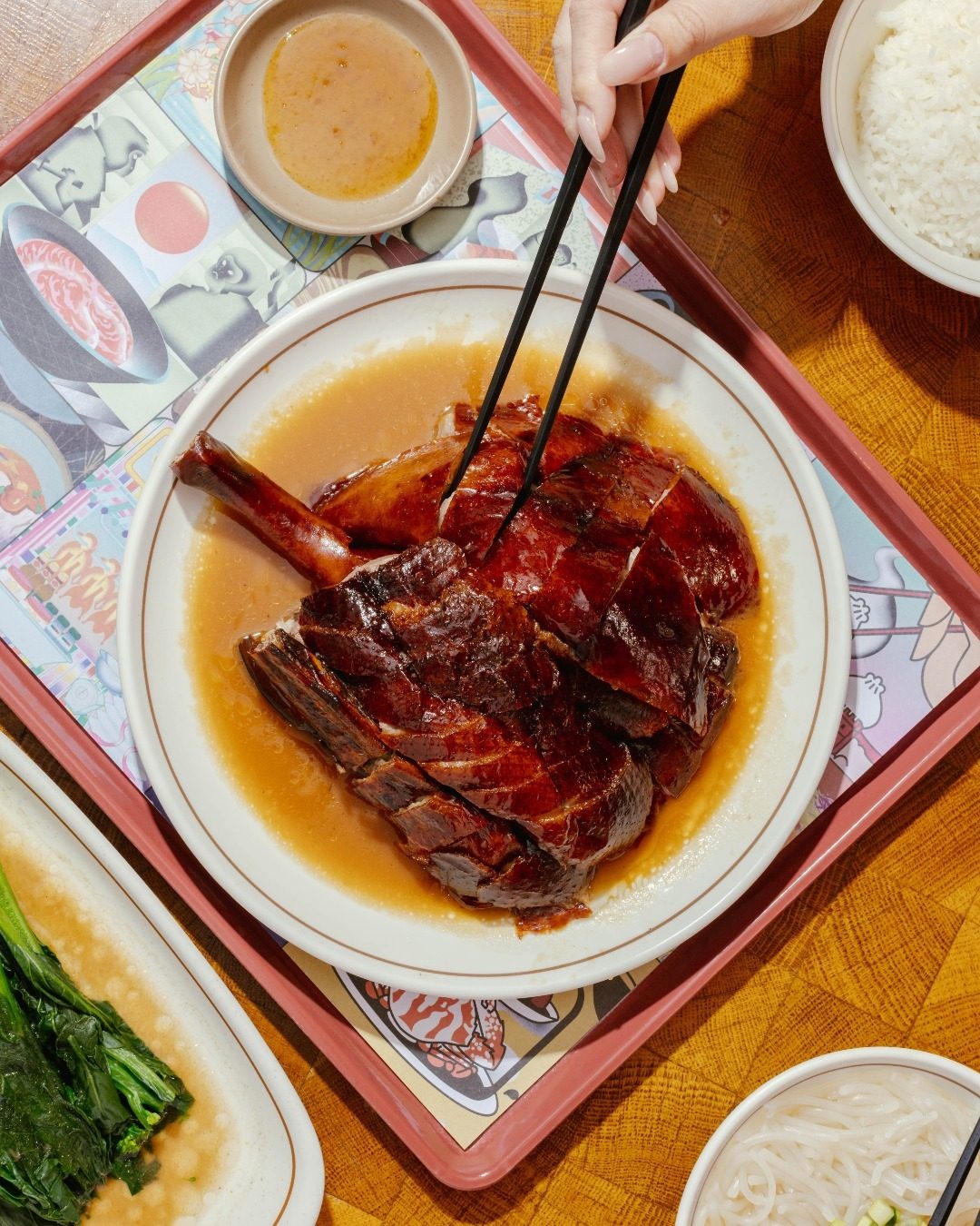 Roast goose at Kamcentre Roast Goose in Causeway Bay - Dora Kam’s “absolute favourite lunch spot”. The senior wine specialist at Bonhams shares other Hong Kong restaurants and bars she loves. Photo: Facebook/Kamcentre Roast Goose