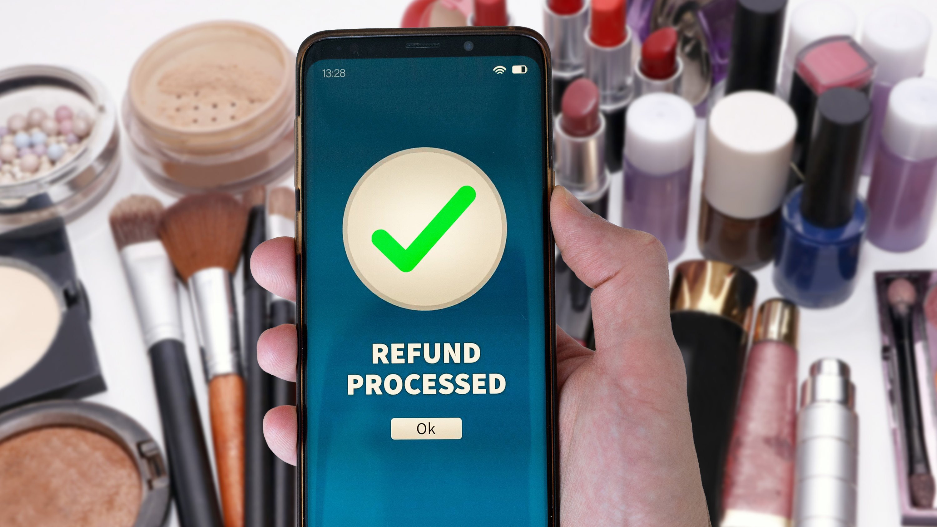 A 17-year-old teenager in Shanghai has been jailed for making 11,900 fraudulent returns on a cosmetics platform, then making US$570,000 in profit by reselling the goods. Photo: SCMP composite/Shutterstock