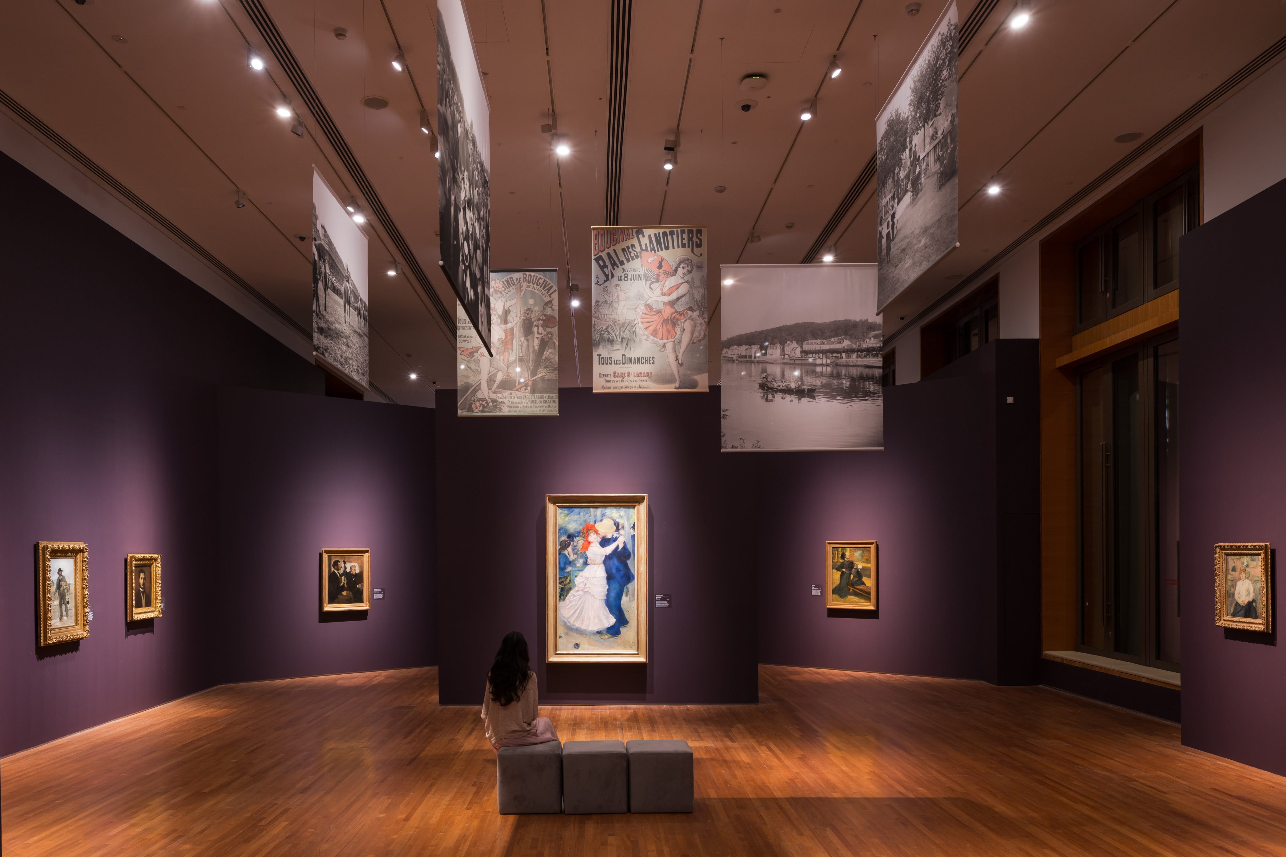 The “Monet – Moment and Memory” section of the “Into the Modern: Impressionism from the Museum of Fine Arts (MFA), Boston” exhibition at the National Gallery Singapore Photo: courtesy National Gallery Singapore