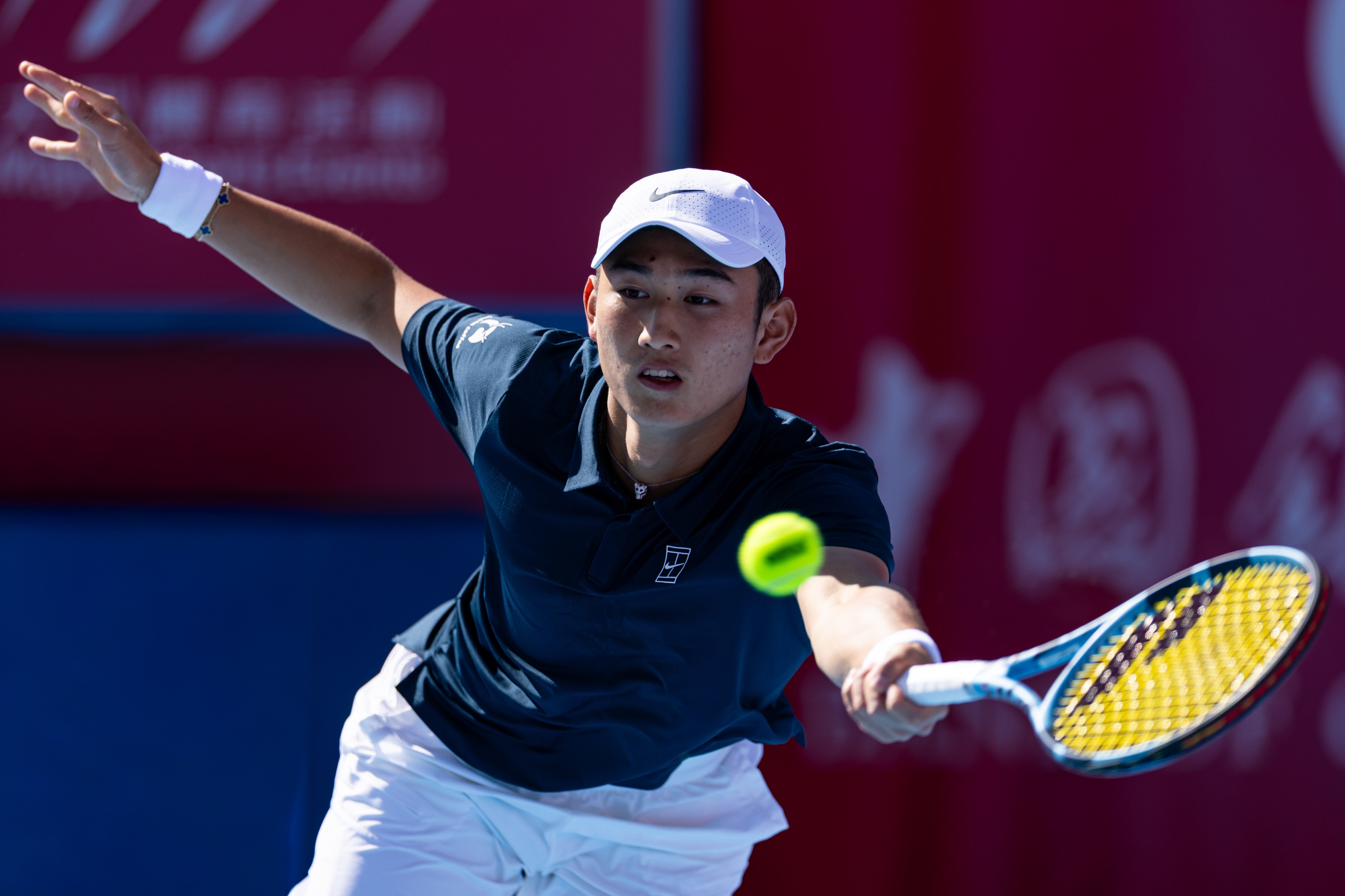 Jerry Shang has reached the quarter-finals of the Bank of China Hong Kong Tennis Open for the third year running. Photo: Handout
