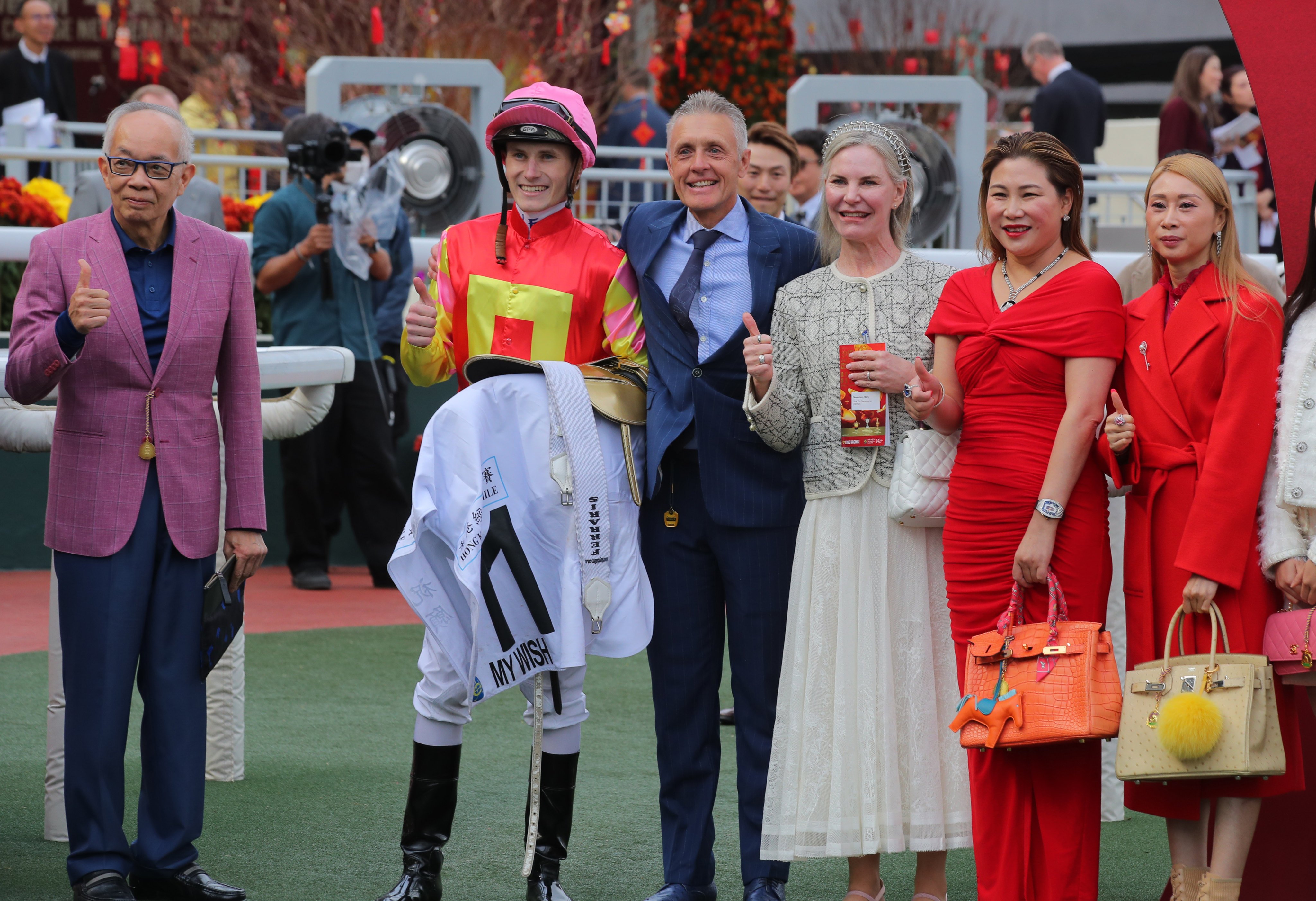 My Wish’s connections after his Hong Kong Classic Mile success. Photos: Kenneth Chan