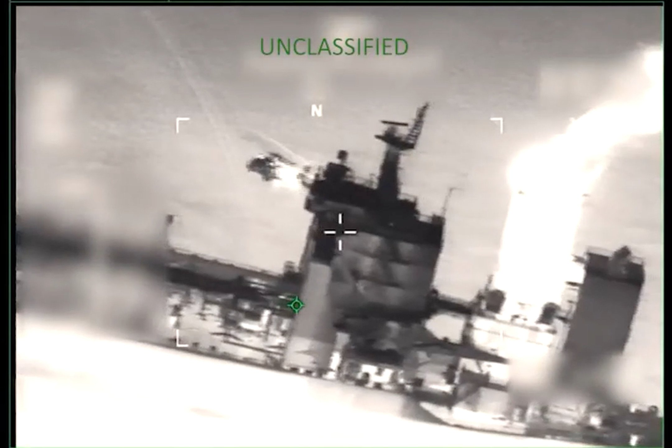 US forces boarding the M/T Sophia in the Caribbean Sea on January 7, 2026. Photo: Department of Defence via AP