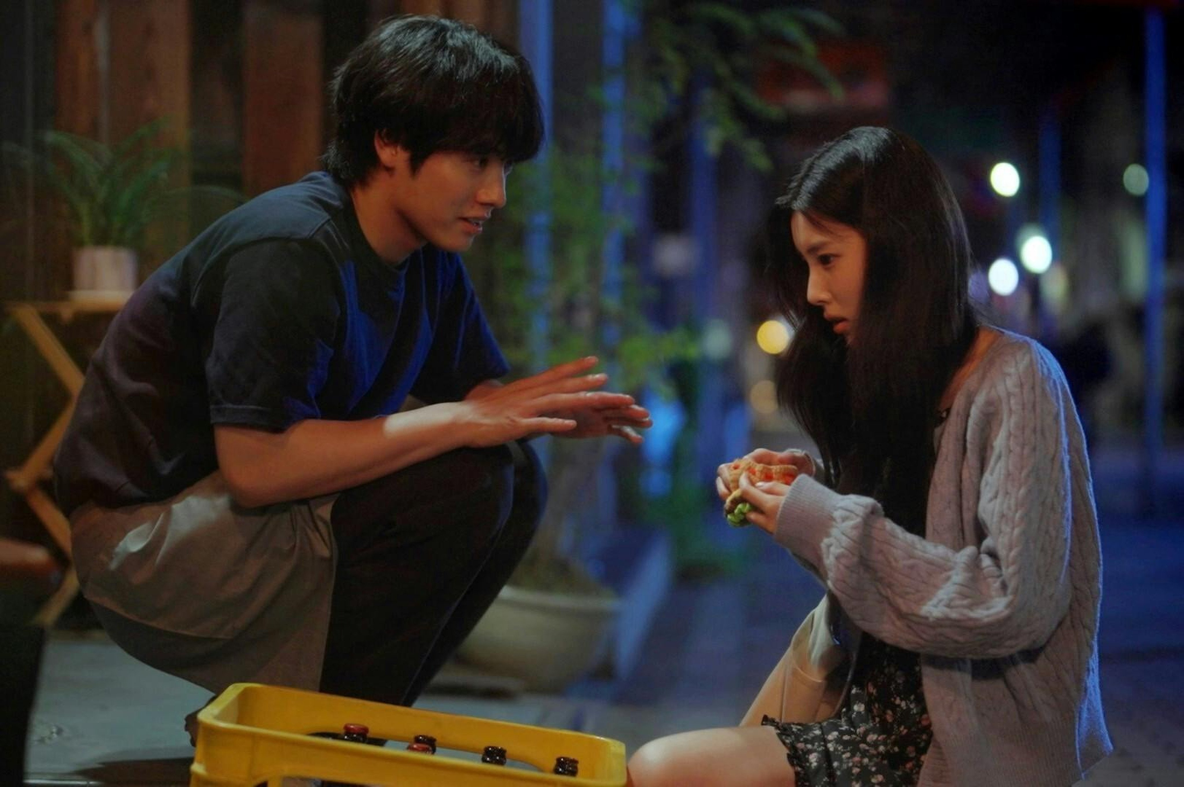 Eiji Akaso (left) and Kang Hye-won in a still from Gimbap and Onigiri. The new Japanese drama on Netflix explores culture, connection and quiet romance. Photo: courtesy of TV Tokyo