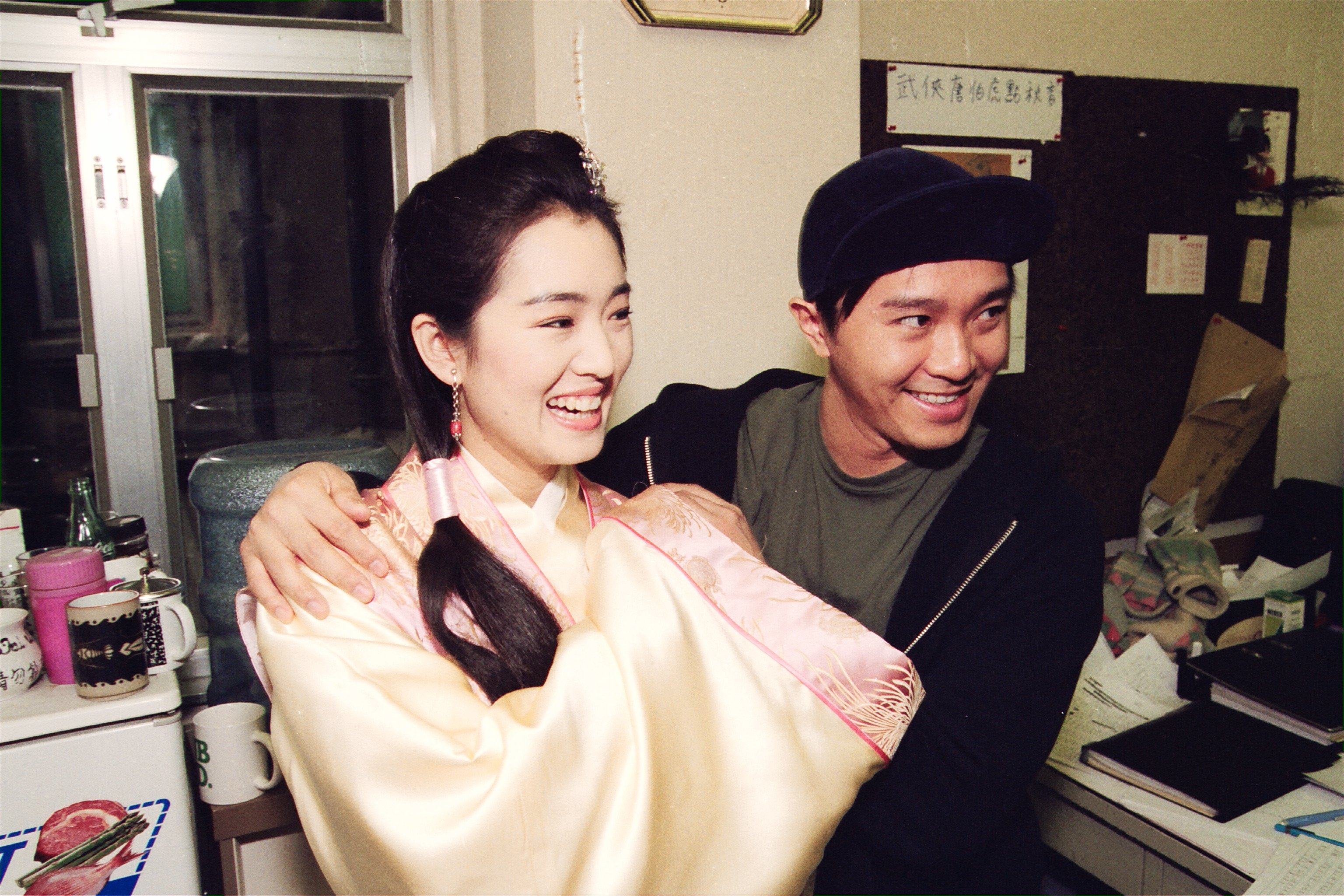 Gong Li and Stephen Chow attend a promotional event for Flirting Scholar in 1993. Gong rose to fame as the muse of China’s Fifth Generation directors, starring in art-house classics such as Ju Dou, Raise the Red Lantern and Farewell My Concubine, but found time during the 1990s to make a batch of lesser-known commercial films in Hong Kong. Photo: SCMP