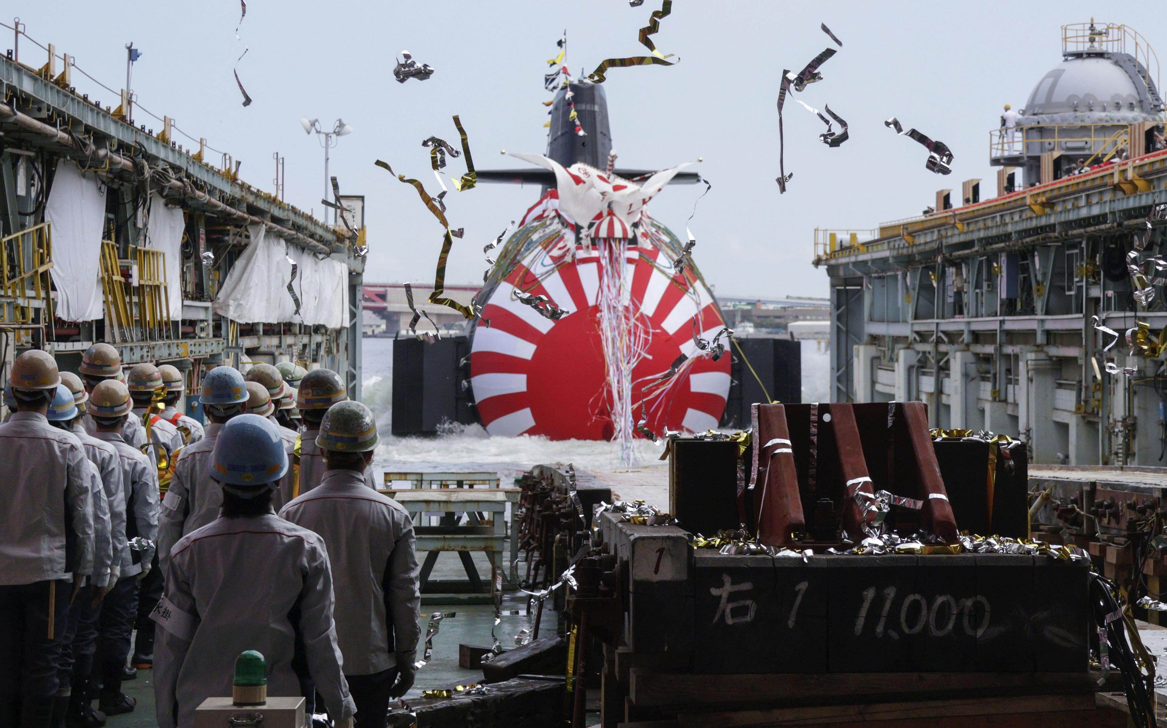 A new report out of China says Japan has stockpiled plutonium far exceeding its needs for civilian nuclear power and has the tech foundation to develop nuclear-powered submarines and aircraft carriers. Photo: Kyodo