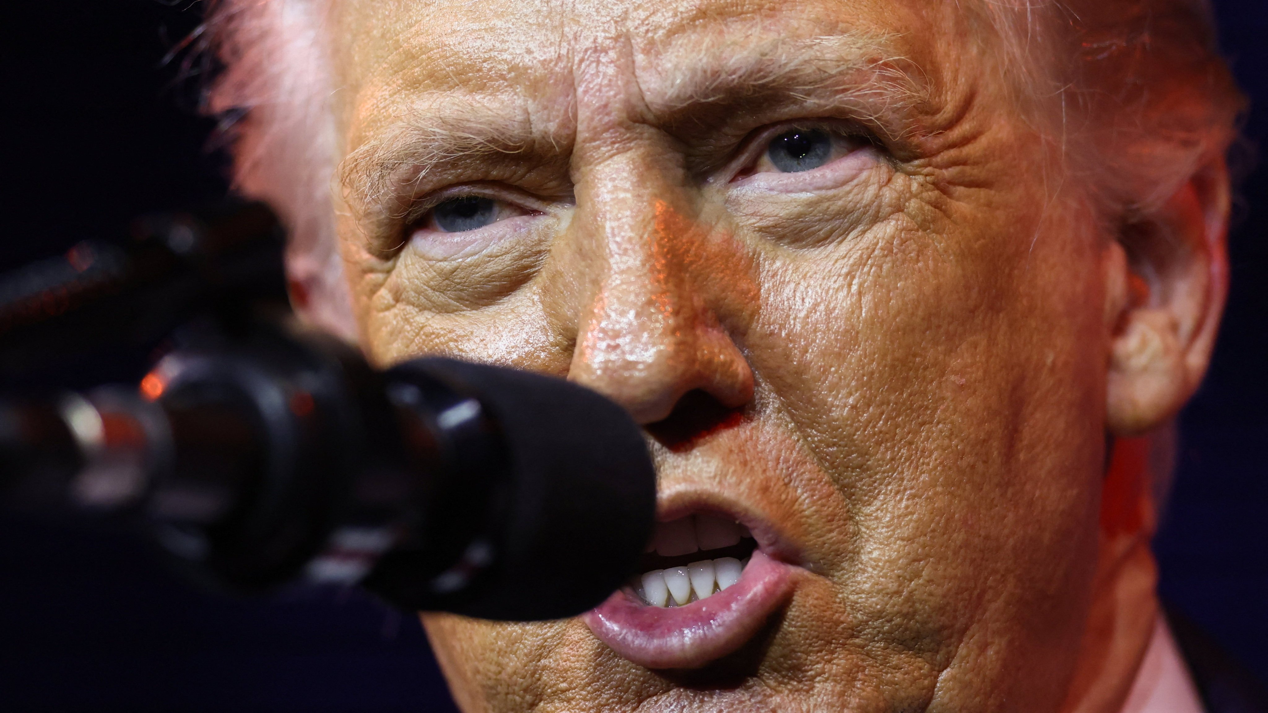 US President Donald Trump addressing House Republicans at their annual issues conference retreat in Washington this week. Photo: Reuters
