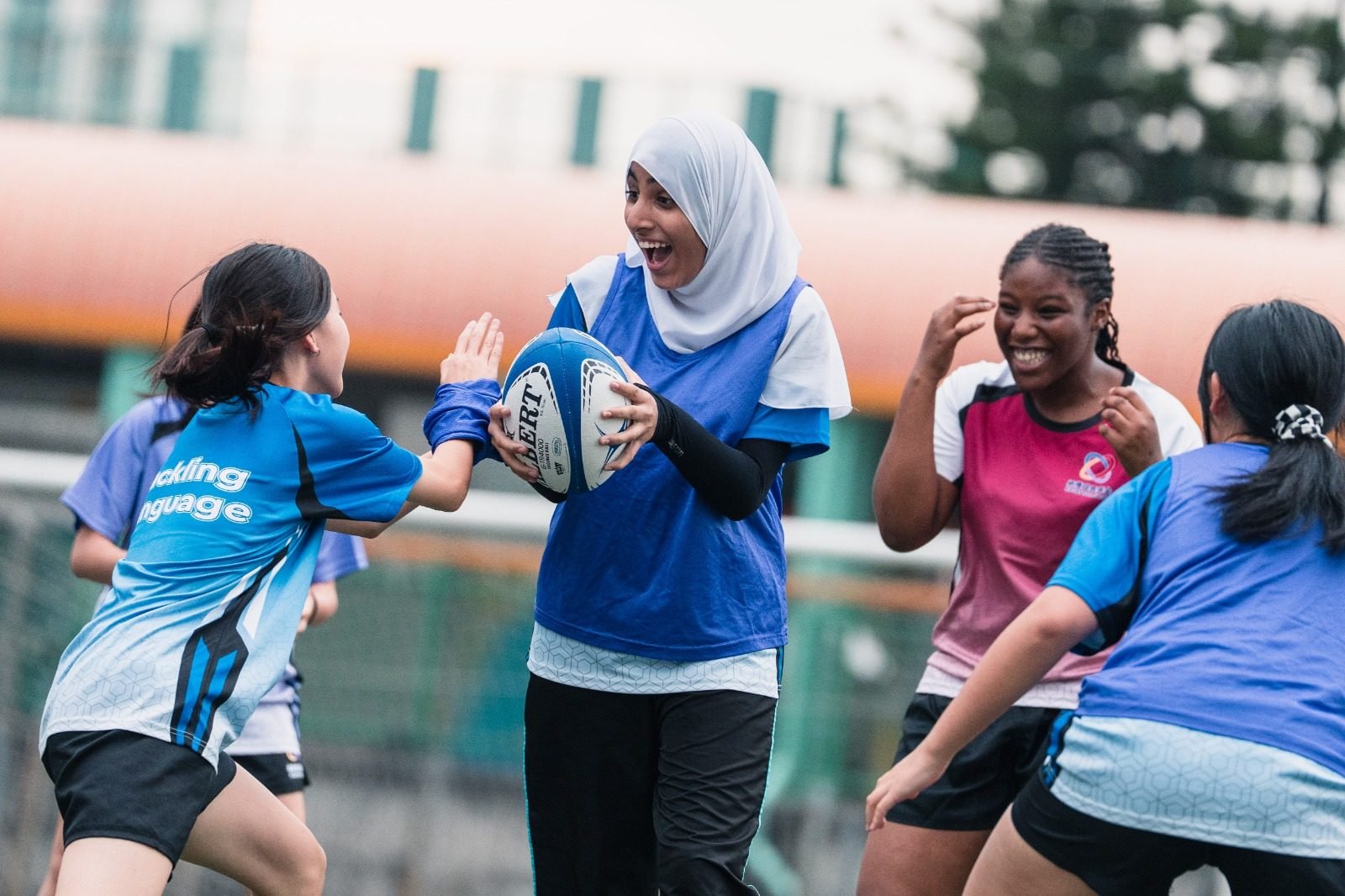 The Rugby For Good charity has been using sport as a tool to bring together young people from diverse ethnicities and communities. Photo: Rugby For Good