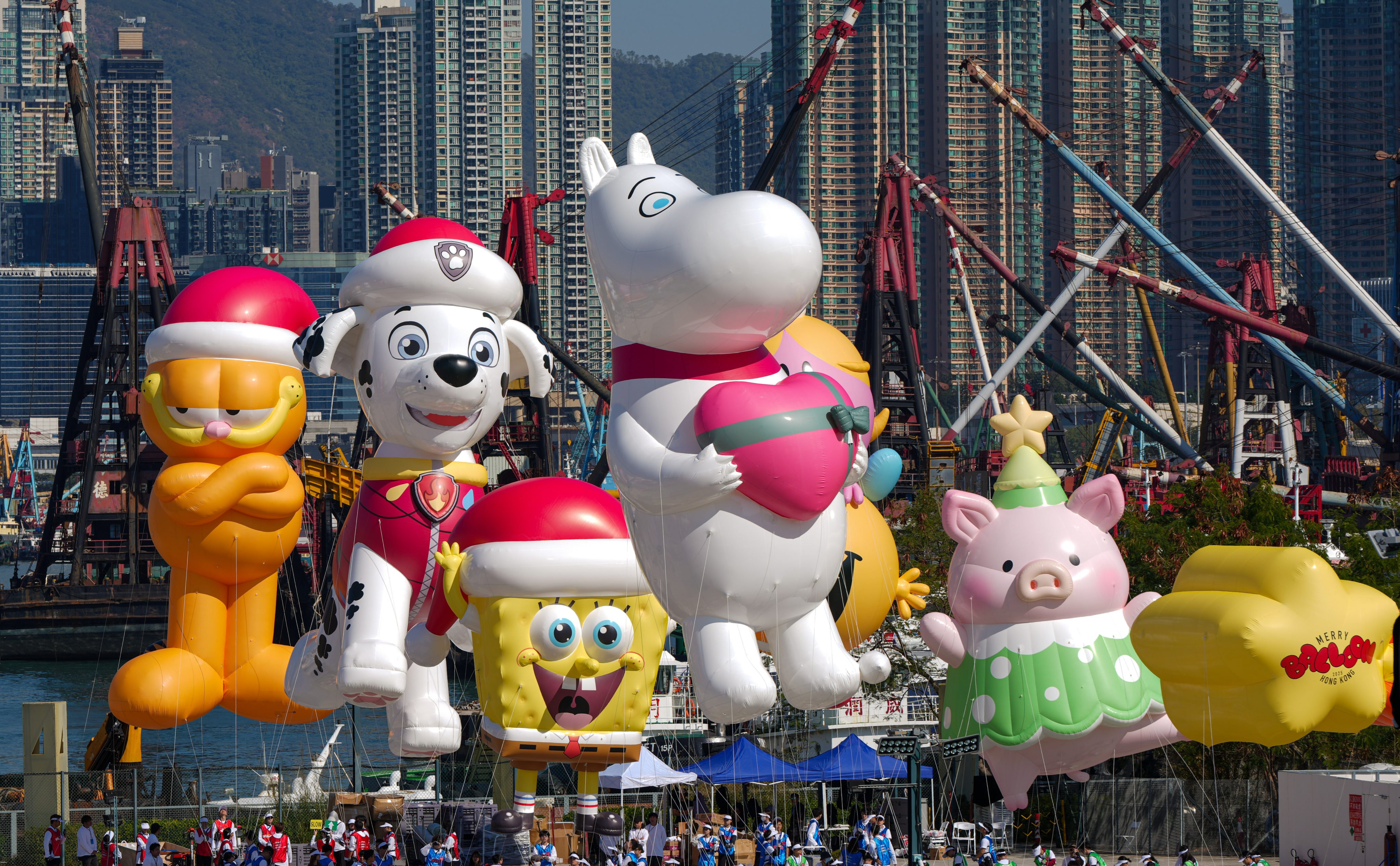 The parade was held at the West Kowloon Cultural District. Photo: Sam Tsang
