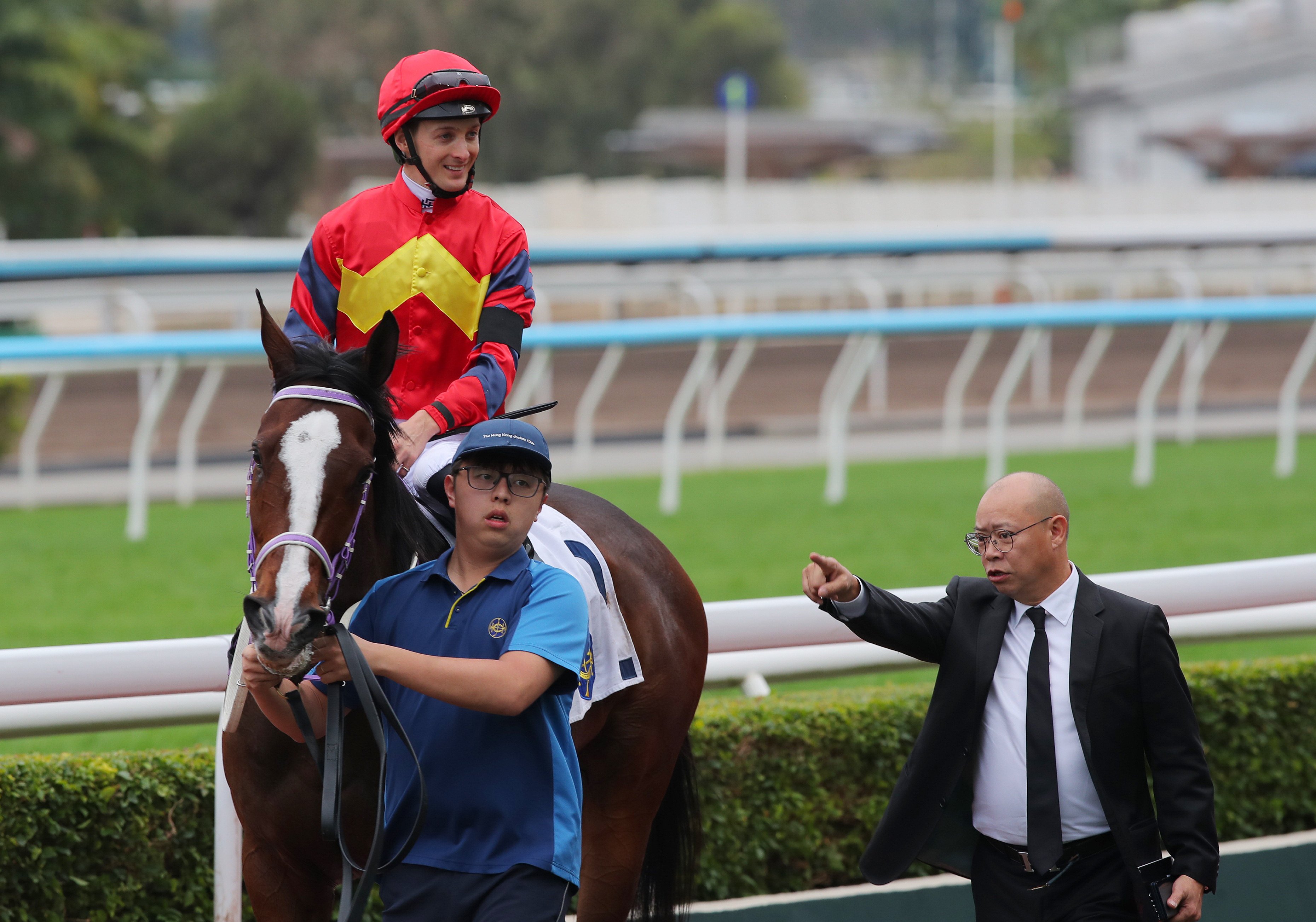 Hong Lok Golf after his win at Sha Tin in November. Photos: Kenneth Chan