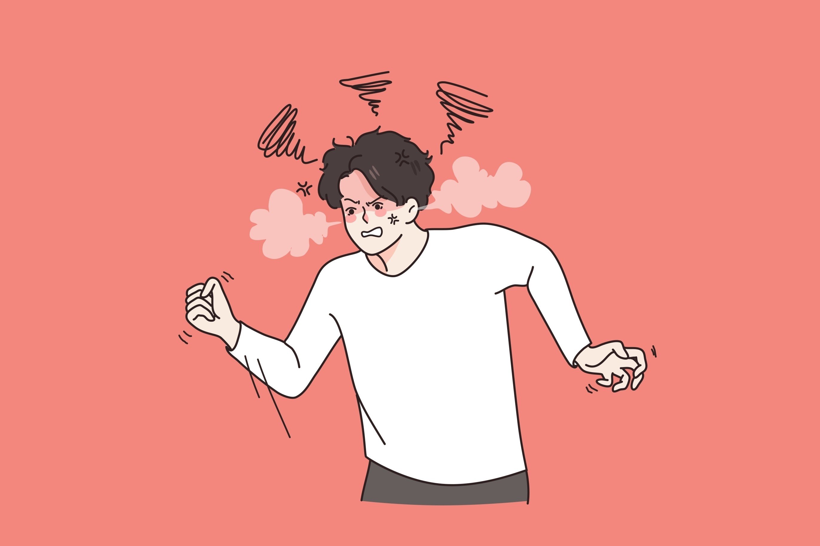 It’s not unusual to get so angry that you want to break things, but it’s very important to learn how to control this impulse. Photo: Shutterstock